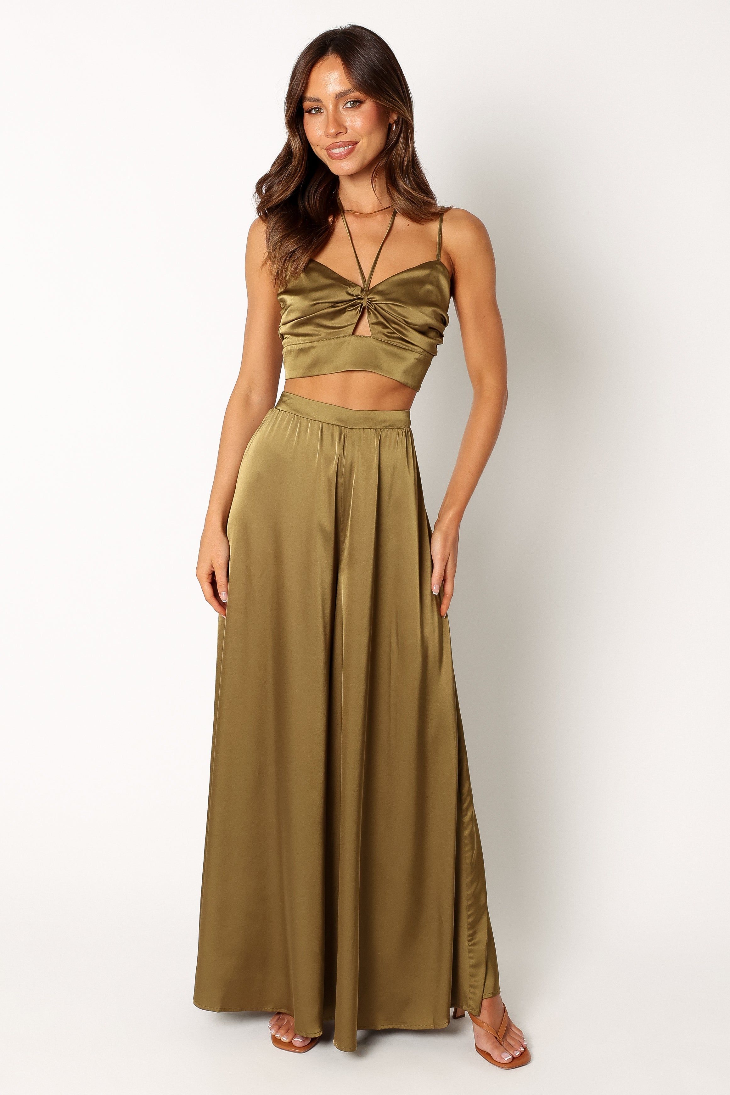Hunter Two Piece Set - Olive sold by Petal & Pup