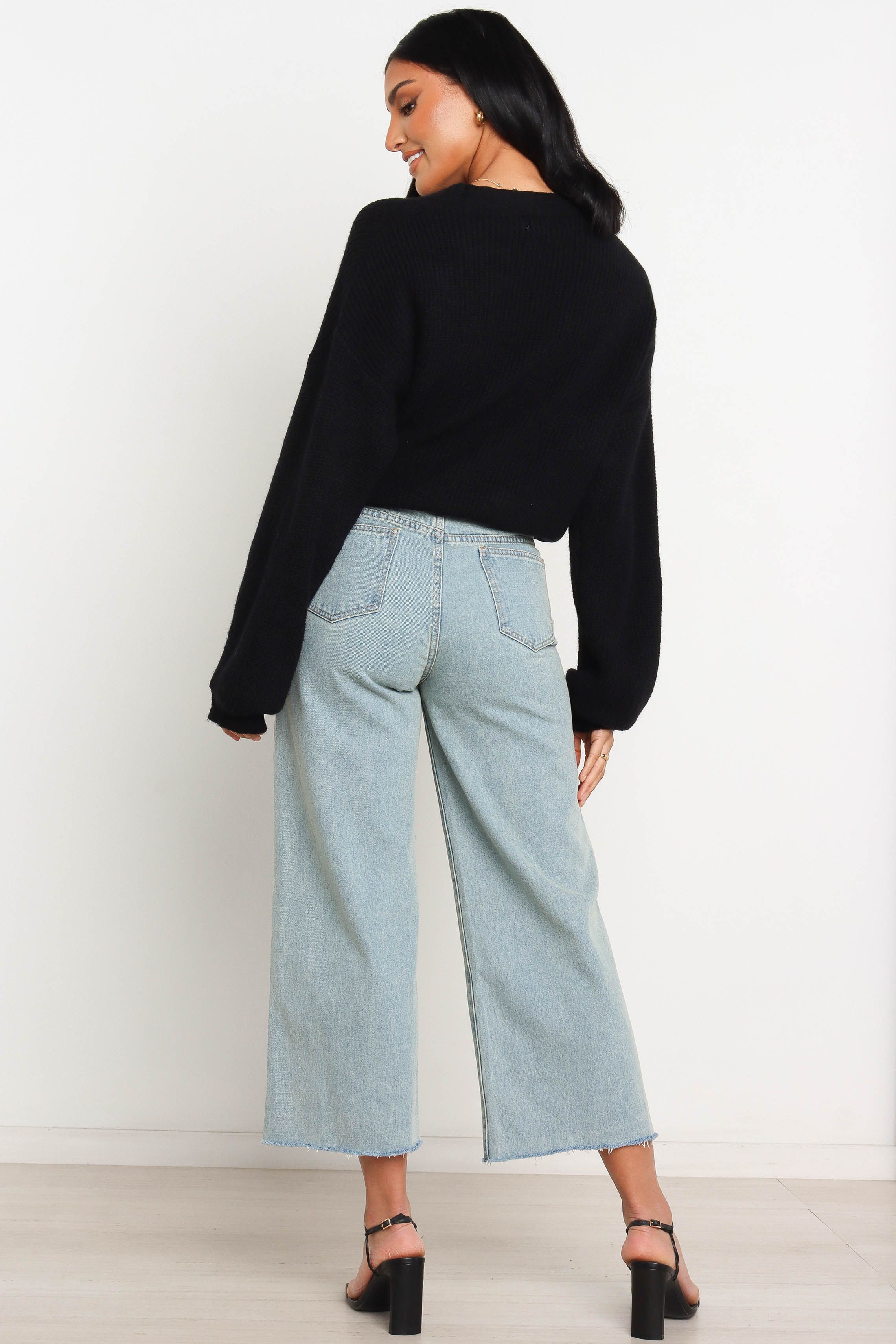 Hinterland Knit Sweater - Black sold by Petal & Pup product image thumbnail 2