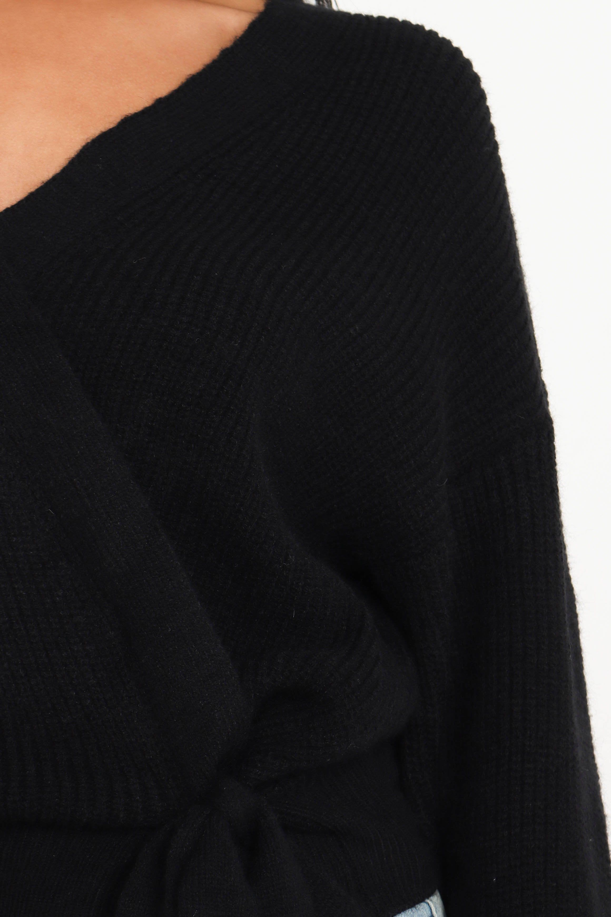 Hinterland Knit Sweater - Black sold by Petal & Pup product image thumbnail 3