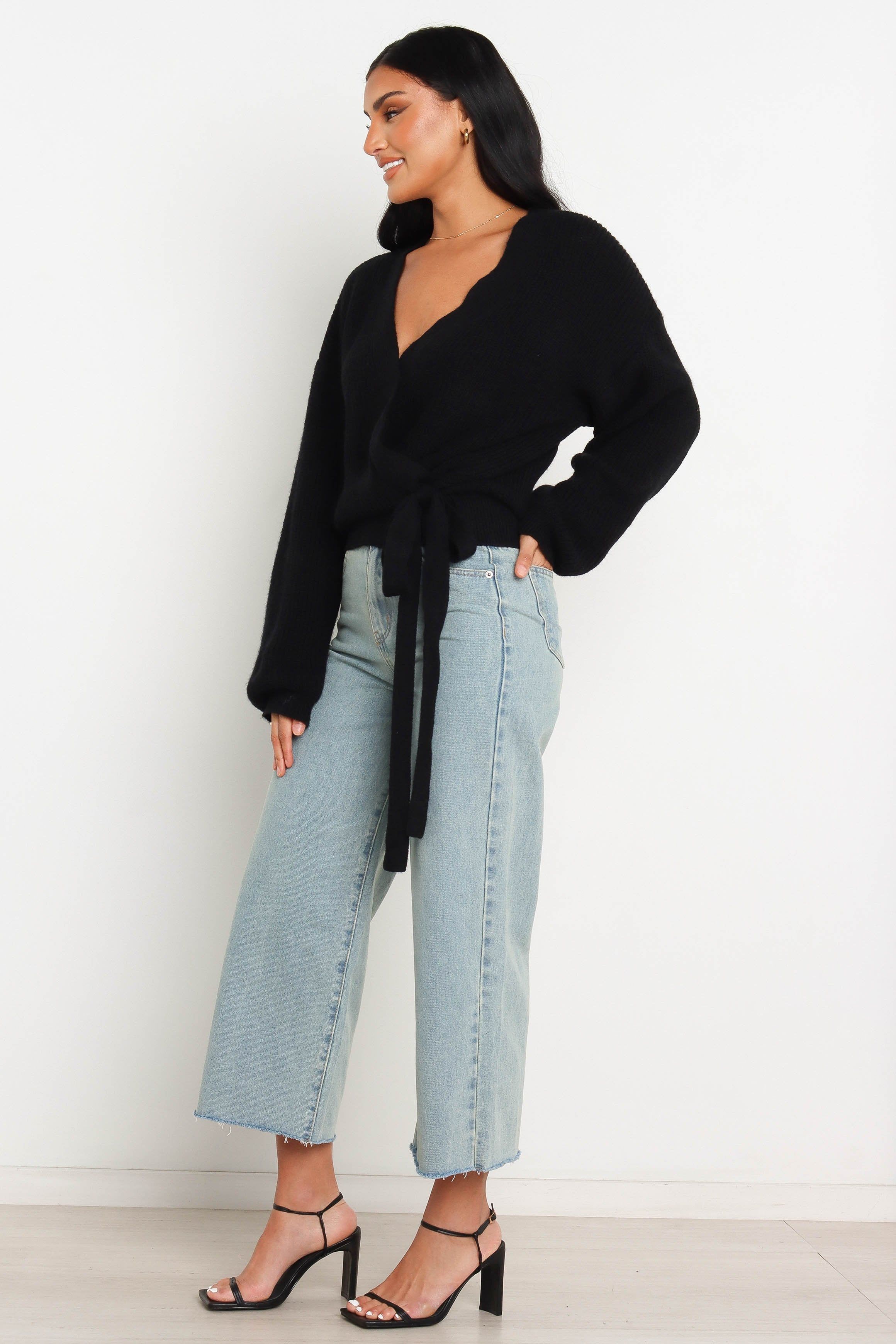 Hinterland Knit Sweater - Black sold by Petal & Pup product image thumbnail 5
