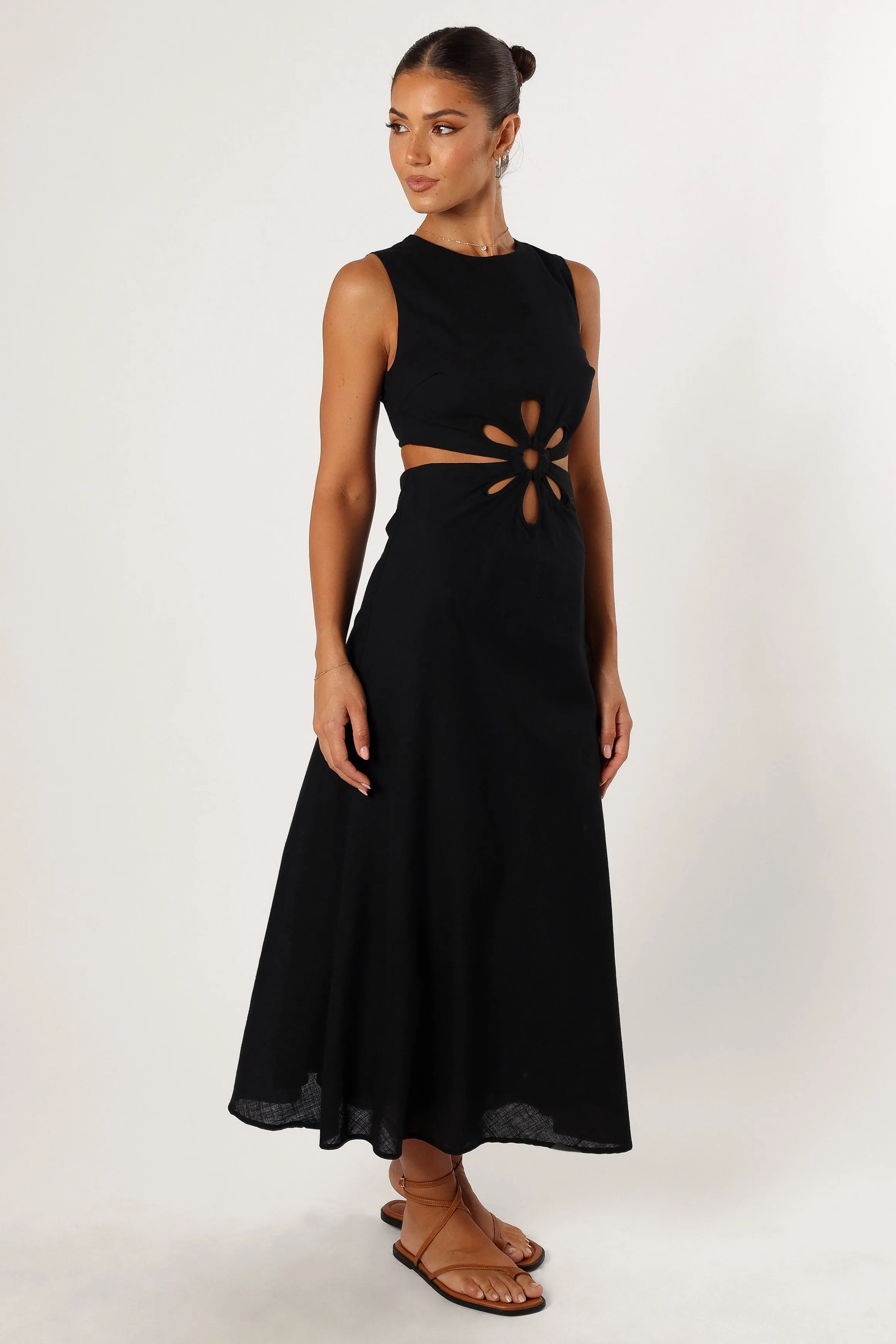 Sola Midi Dress - Black sold by Petal & Pup product image thumbnail 4