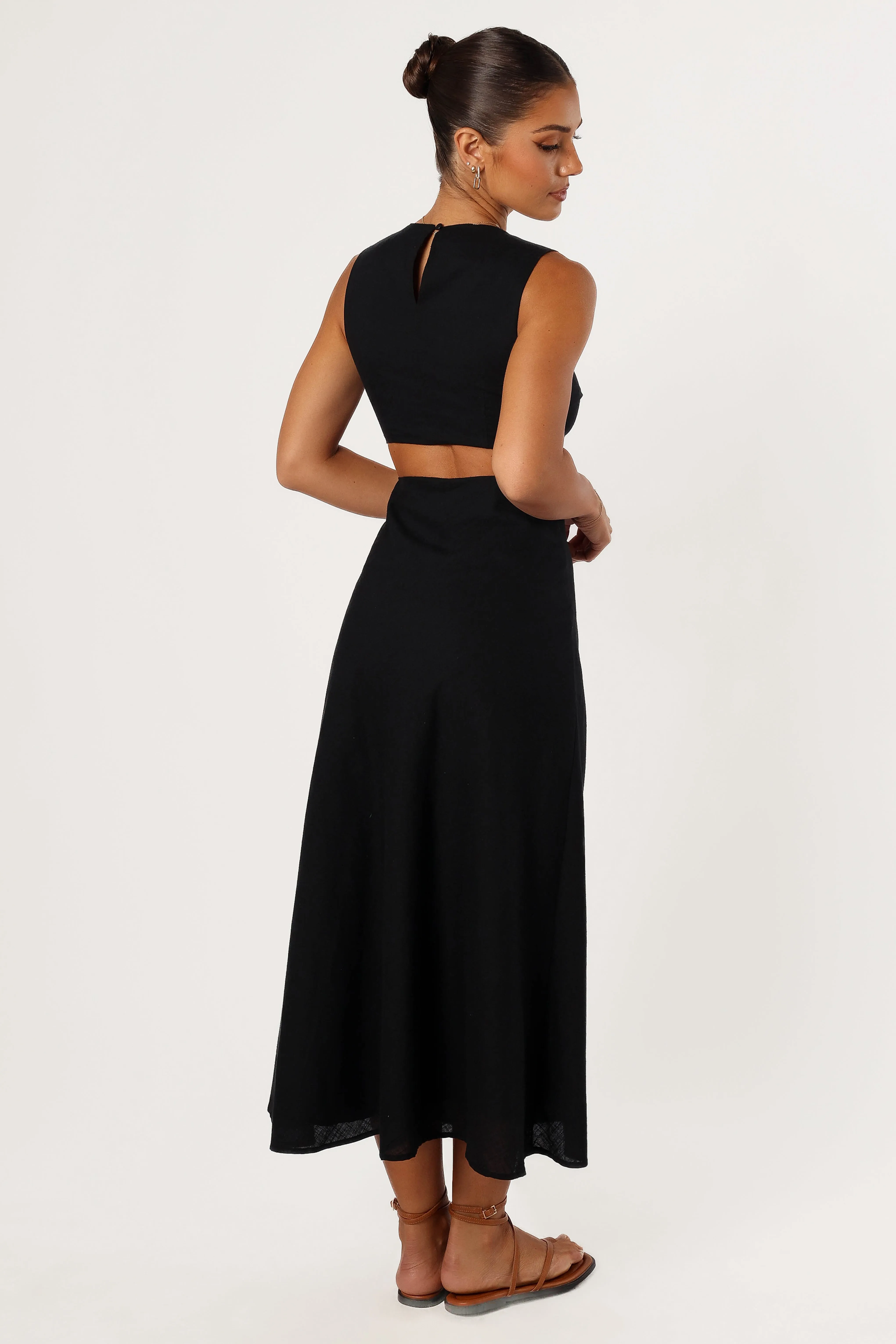 Sola Midi Dress - Black sold by Petal & Pup product image thumbnail 3
