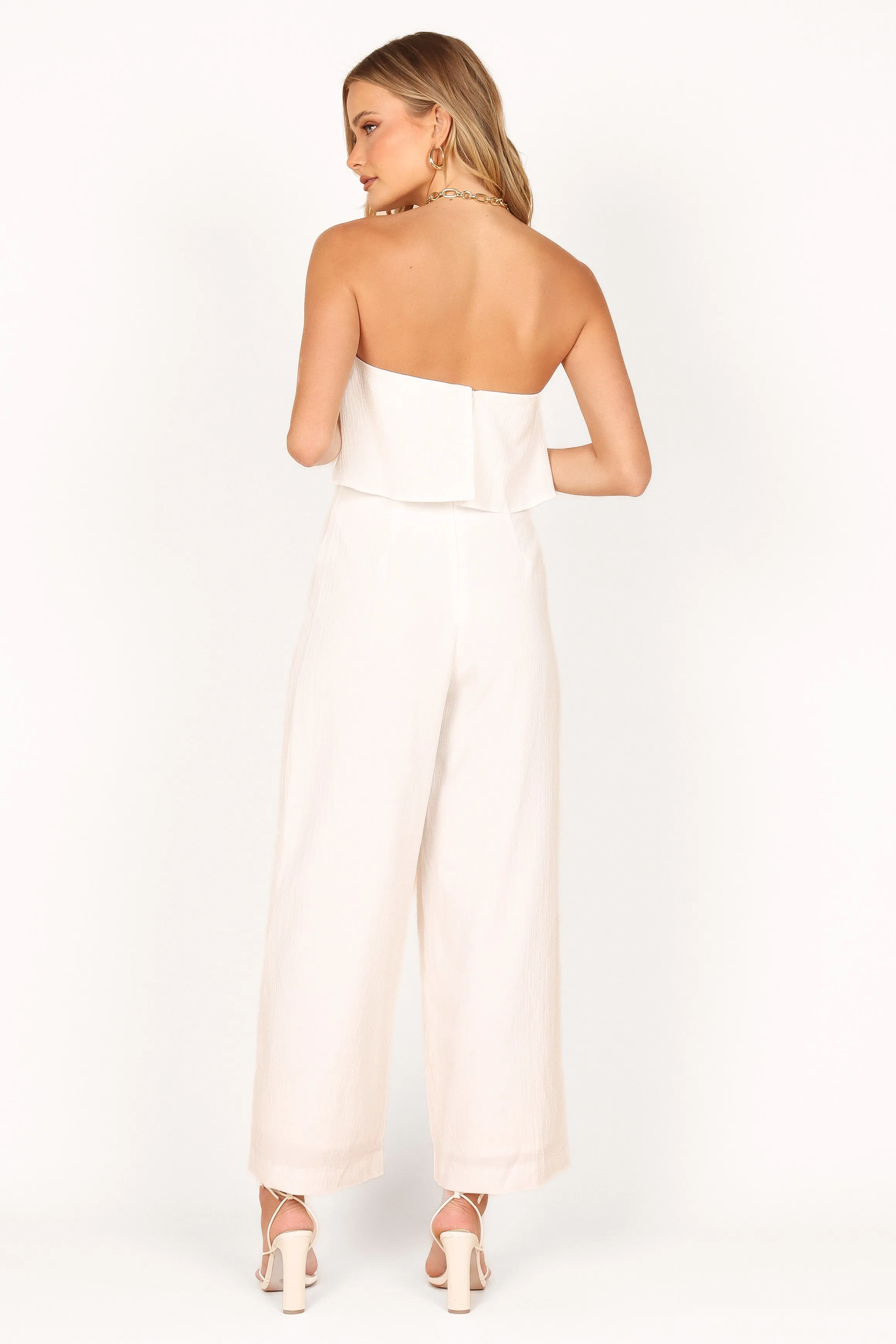 Katia Jumpsuit - White sold by Petal & Pup product image thumbnail 5
