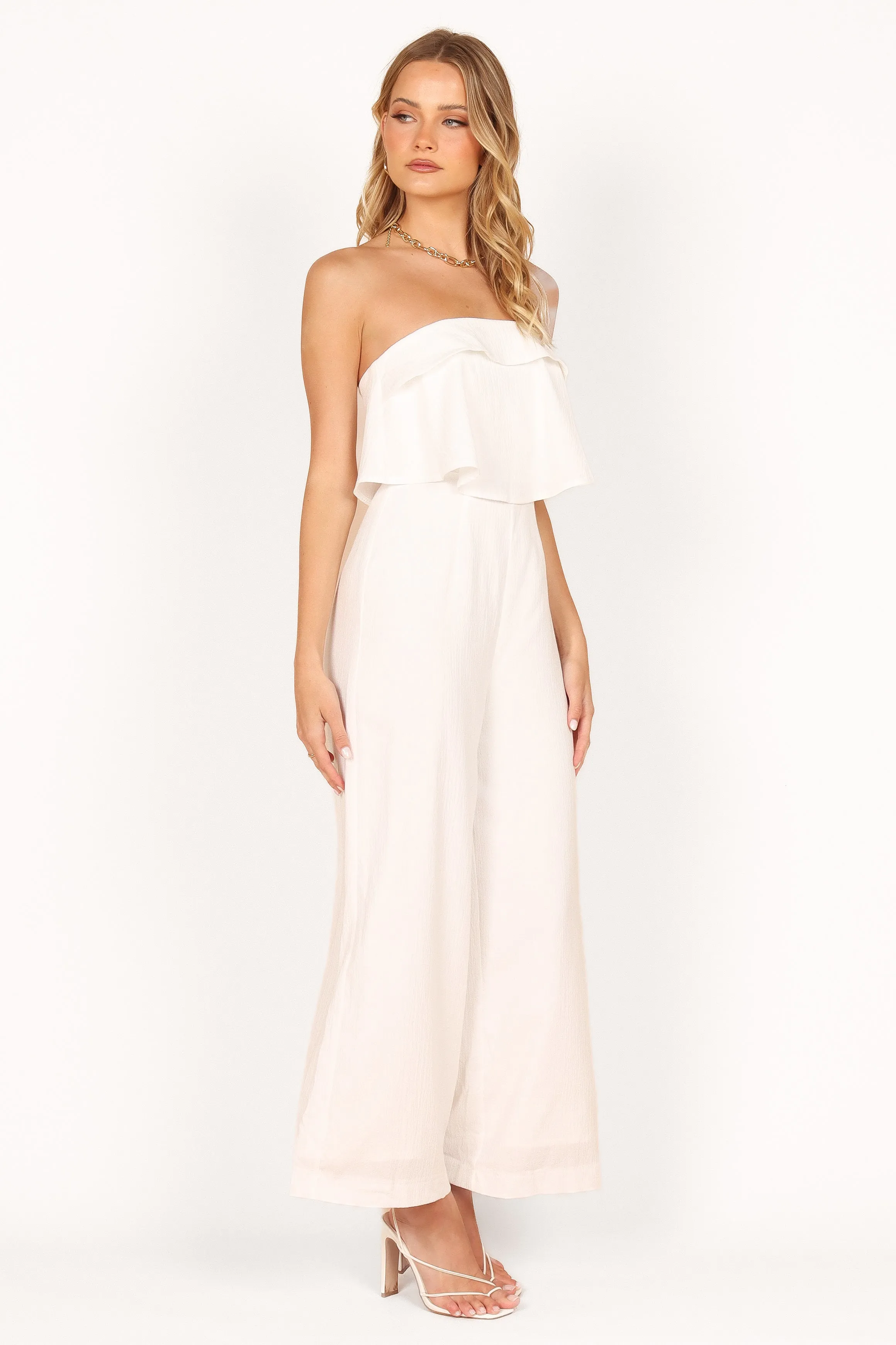 Katia Jumpsuit - White sold by Petal & Pup product image thumbnail 4