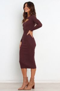 Irena Dress - Brown sold by Petal & Pup