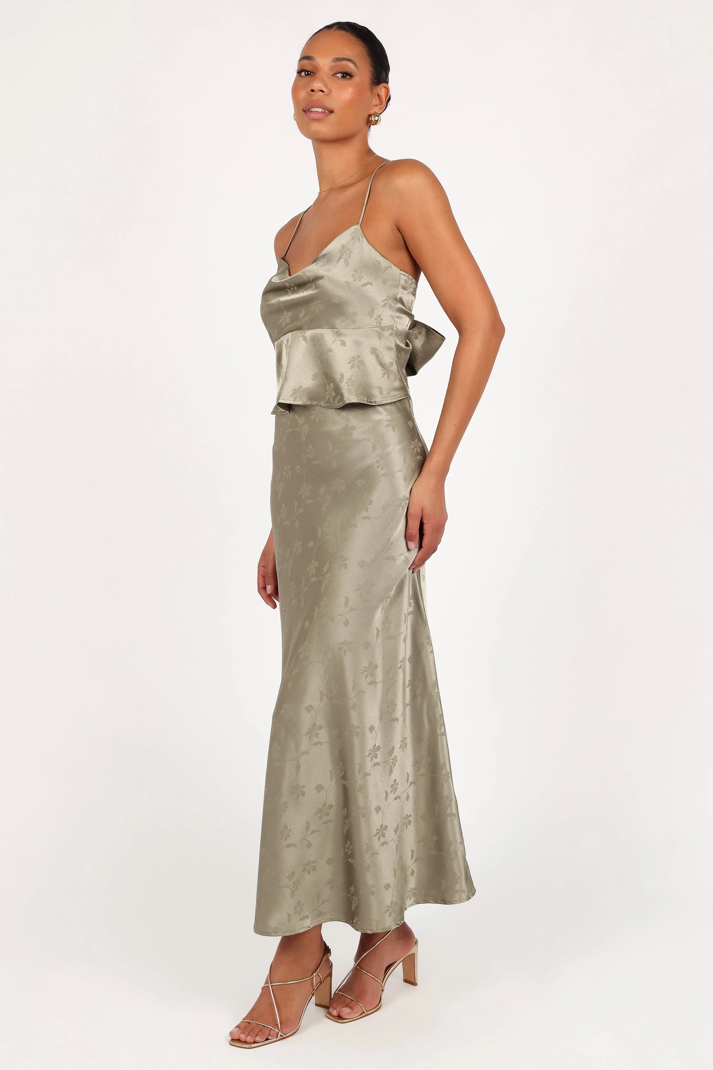 Belle Two Piece Set - Olive sold by Petal & Pup product image thumbnail 4