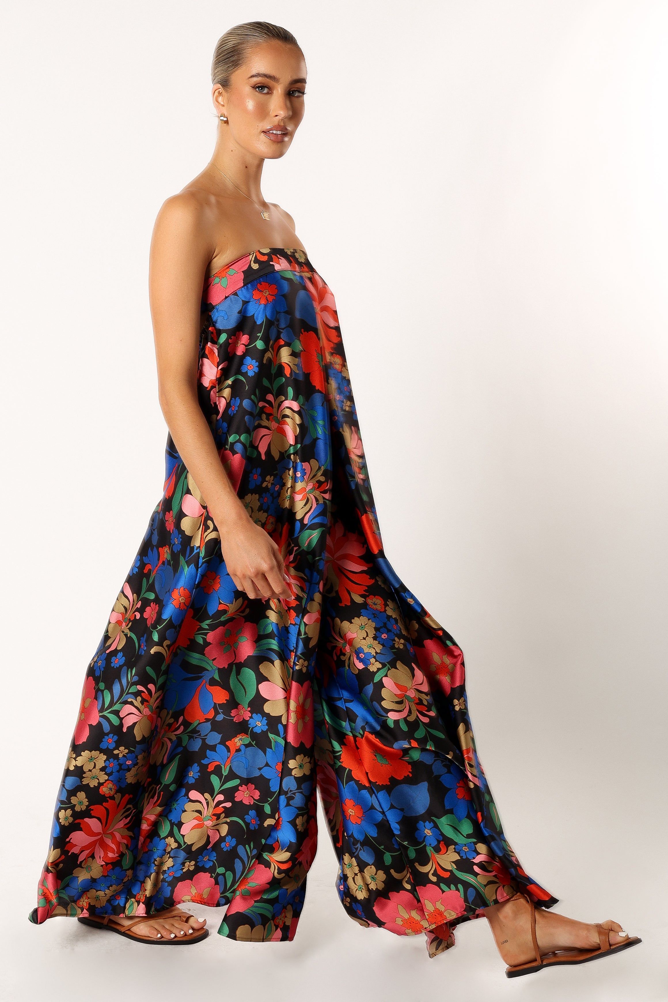 Josephine Strapless Jumpsuit - Black sold by Petal & Pup product image thumbnail 5