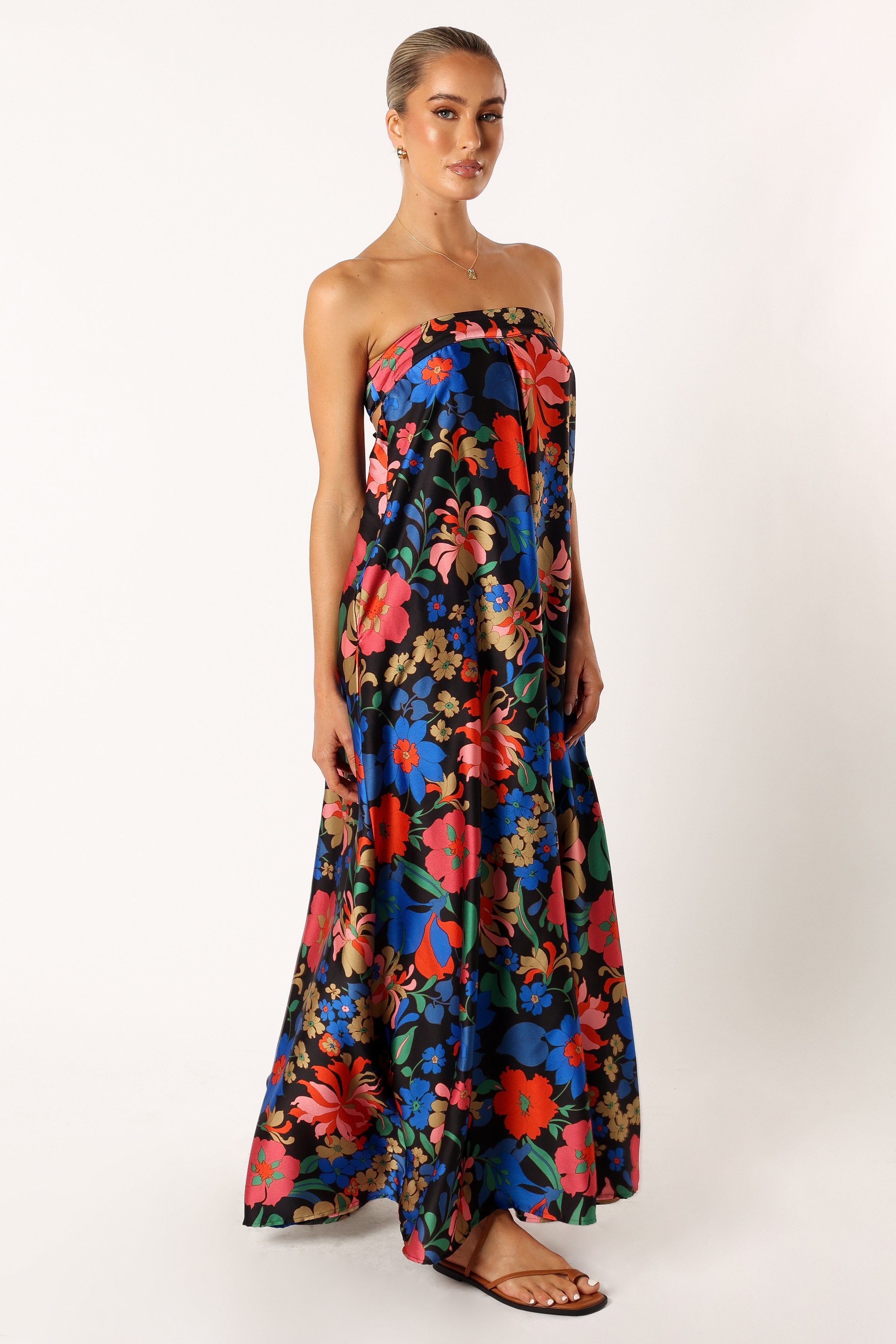 Josephine Strapless Jumpsuit - Black sold by Petal & Pup product image thumbnail 4