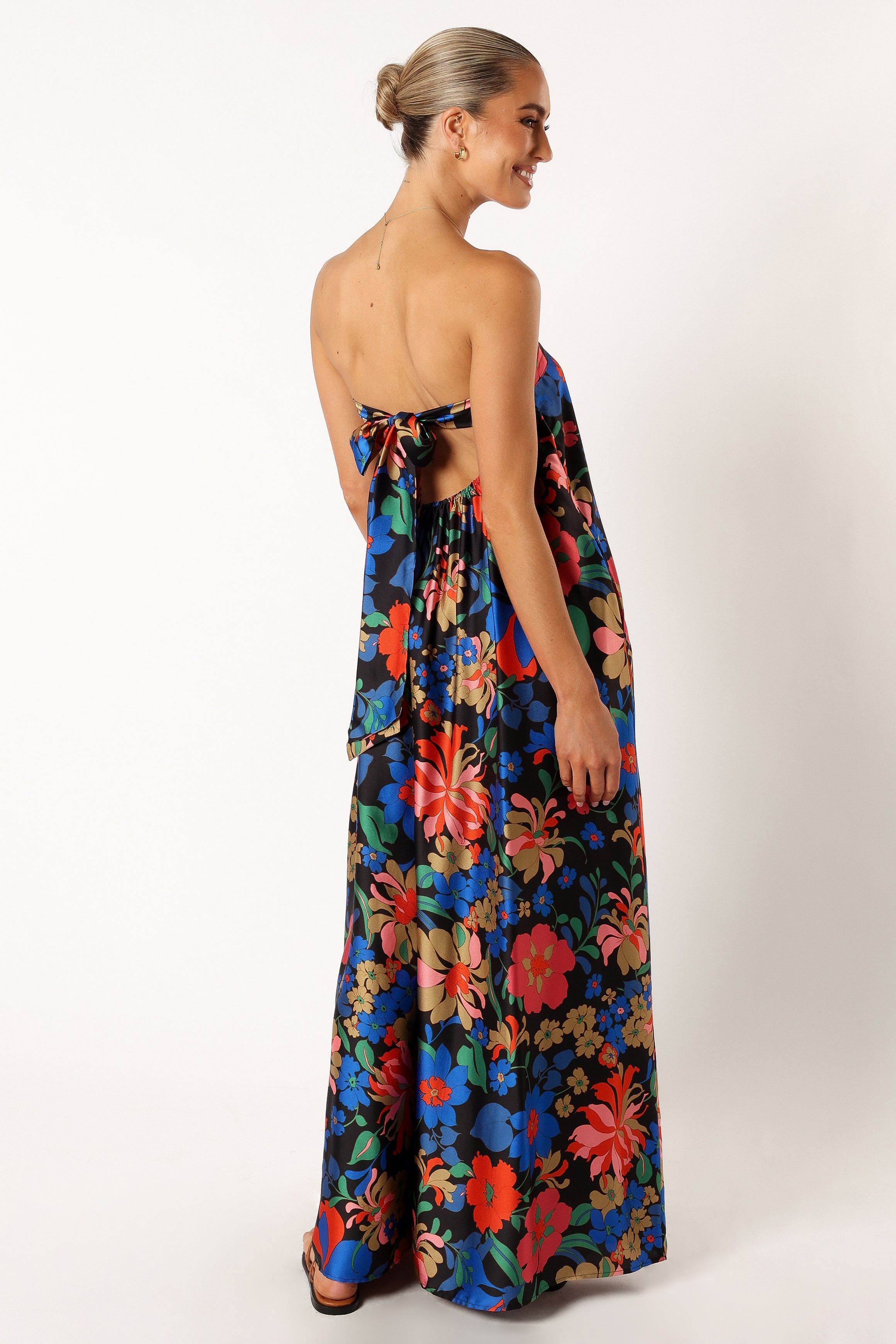 Josephine Strapless Jumpsuit - Black sold by Petal & Pup product image thumbnail 3