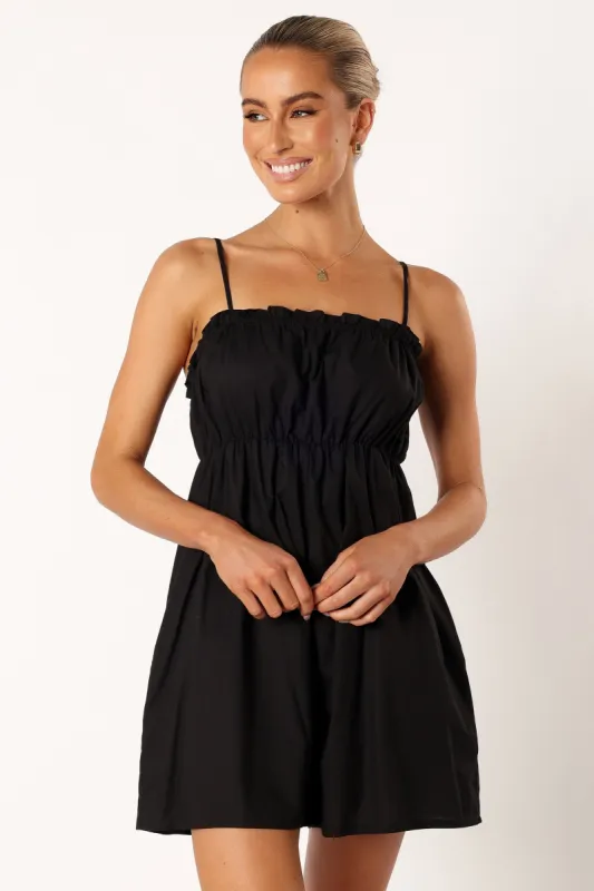 Estelle Romper - Black sold by Petal & Pup