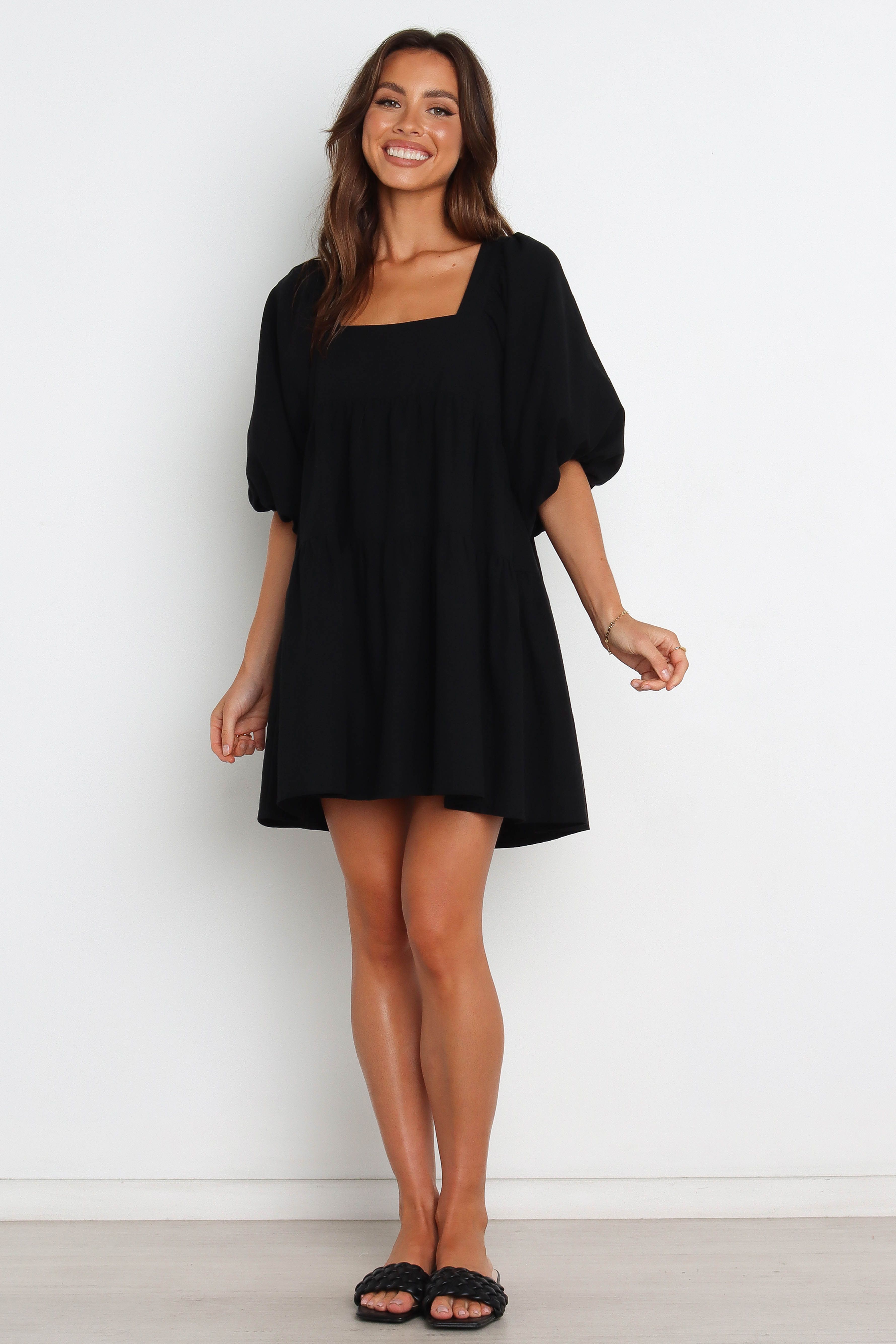 Juliette Dress - Black sold by Petal & Pup