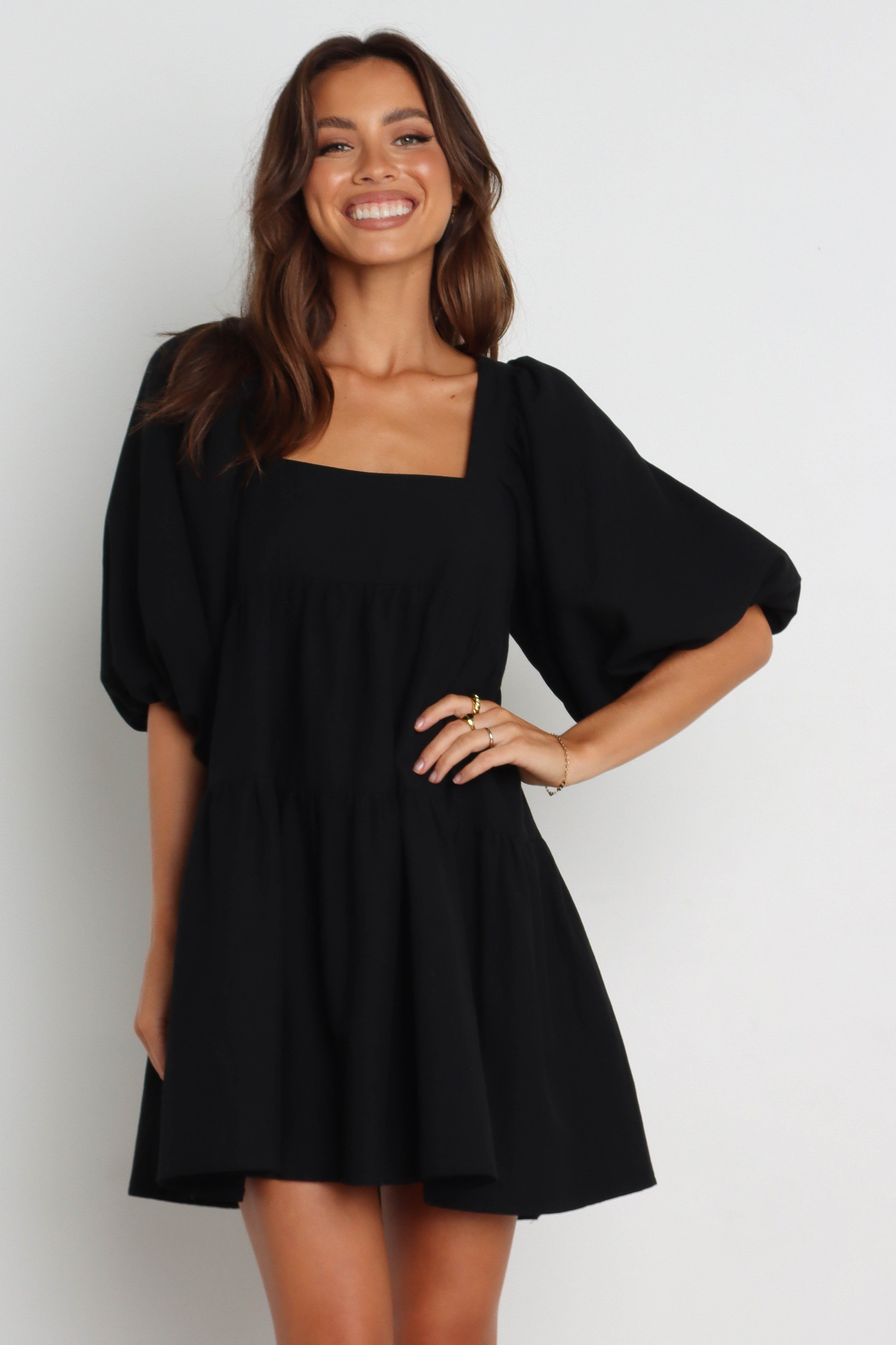 Juliette Dress - Black sold by Petal & Pup product image thumbnail 6