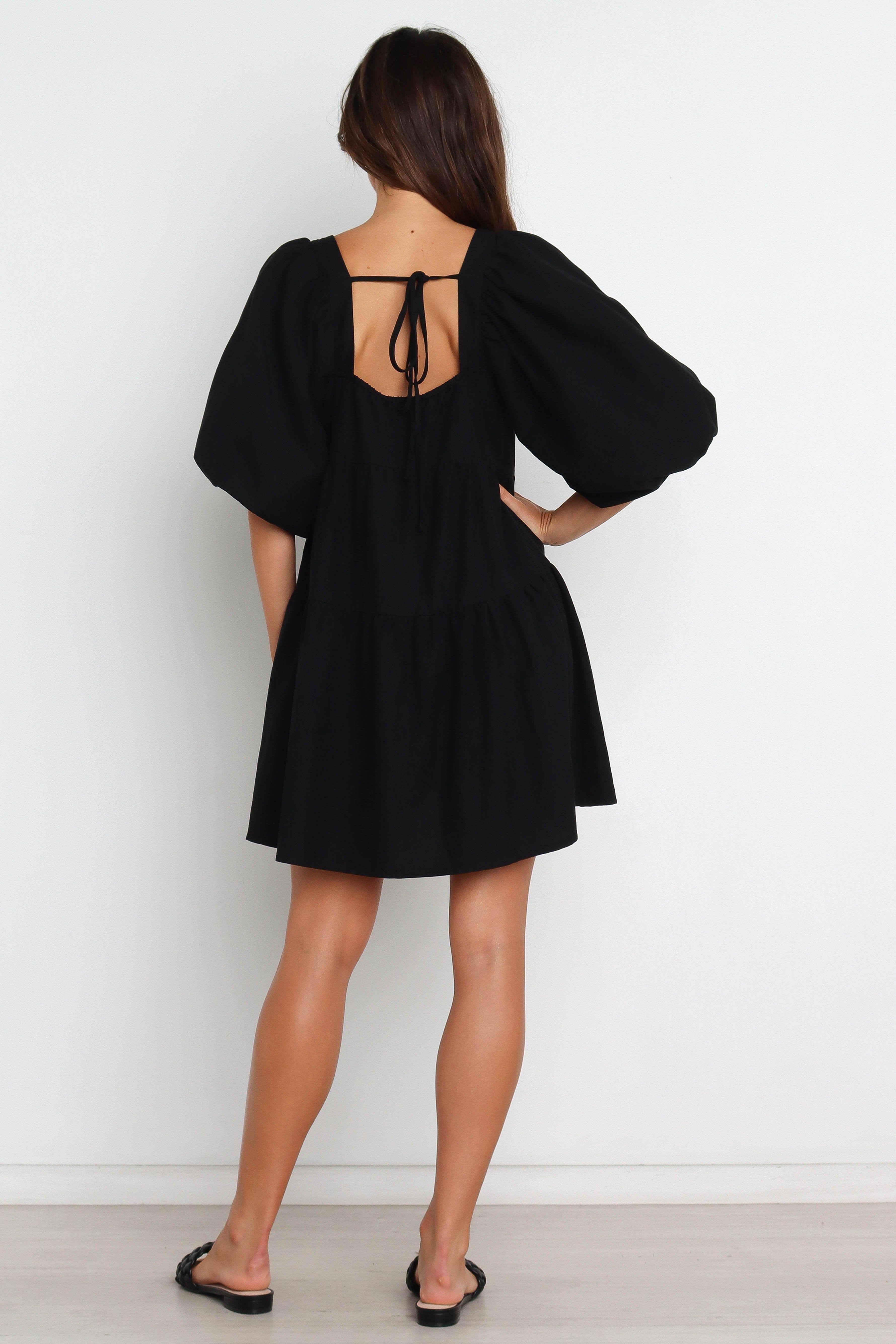 Juliette Dress - Black sold by Petal & Pup product image thumbnail 4