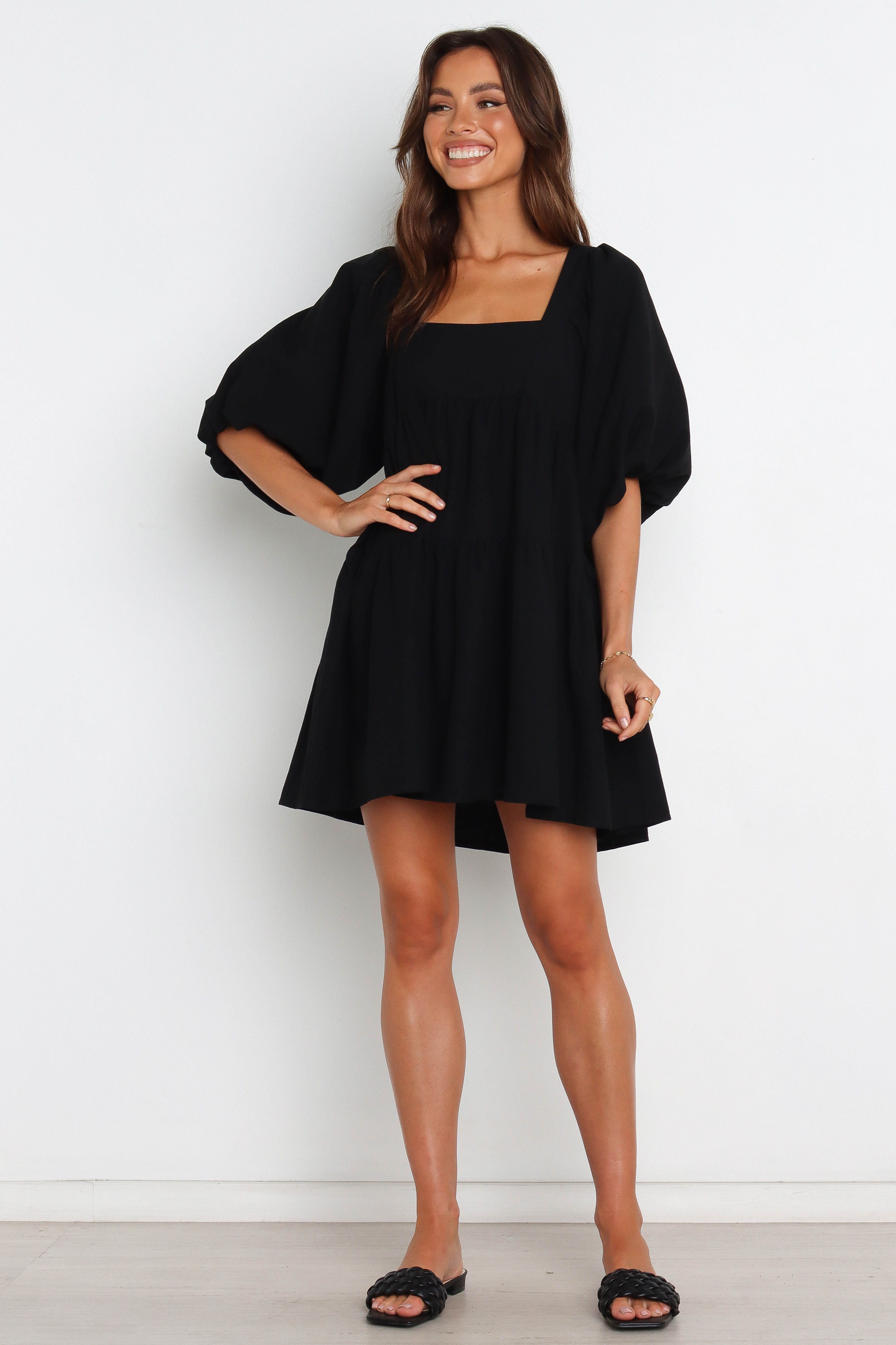 Juliette Dress - Black sold by Petal & Pup product image thumbnail 2