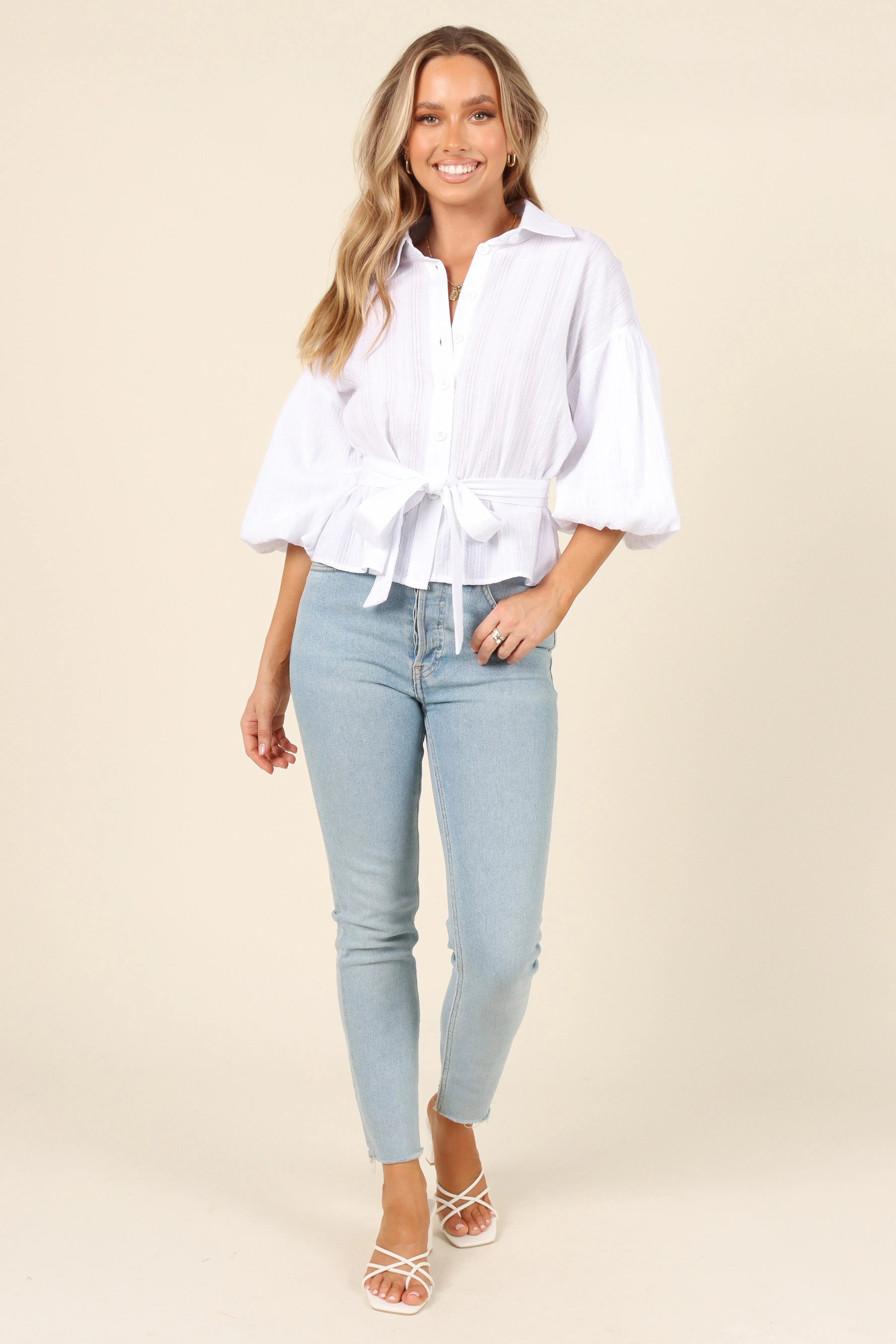 Sofia Top - White sold by Petal & Pup product image thumbnail 2