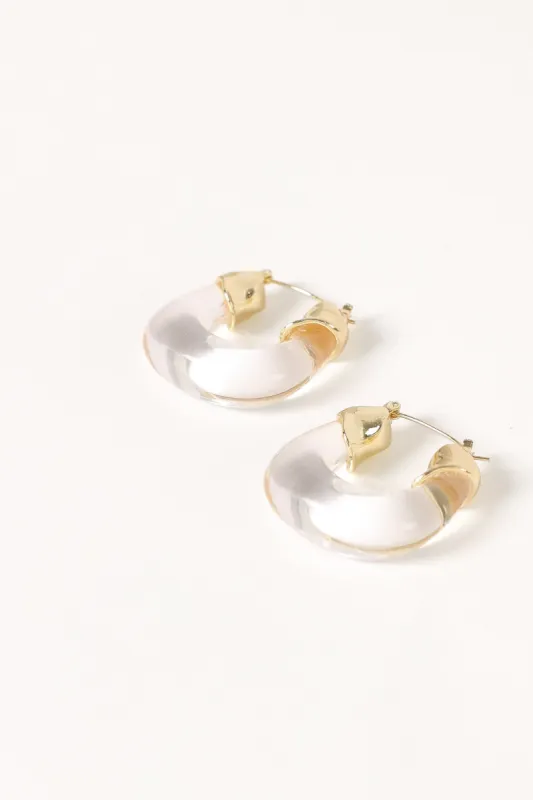 Jamie Earrings - Gold sold by Petal & Pup