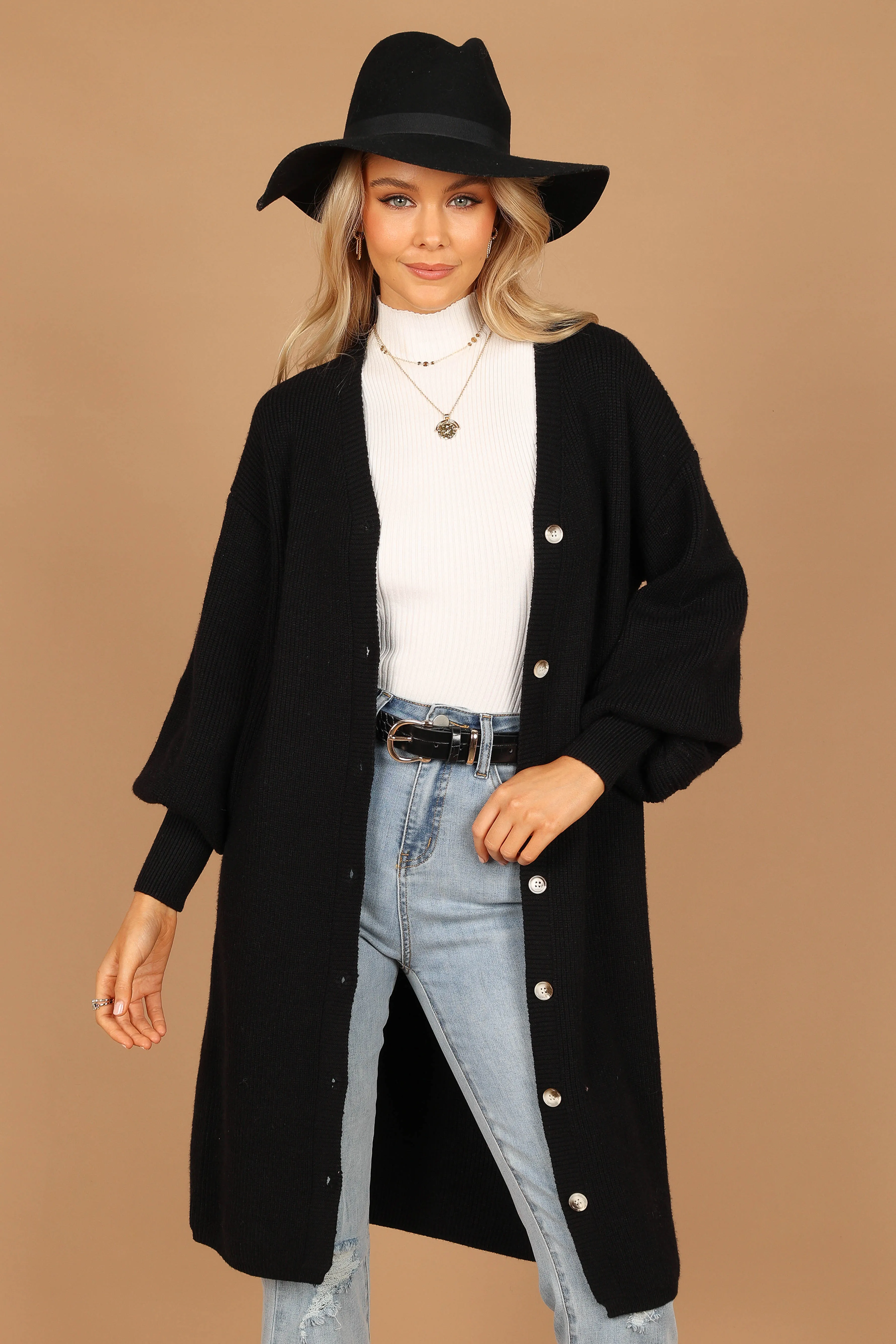 Comara Cardigan - Black sold by Petal & Pup