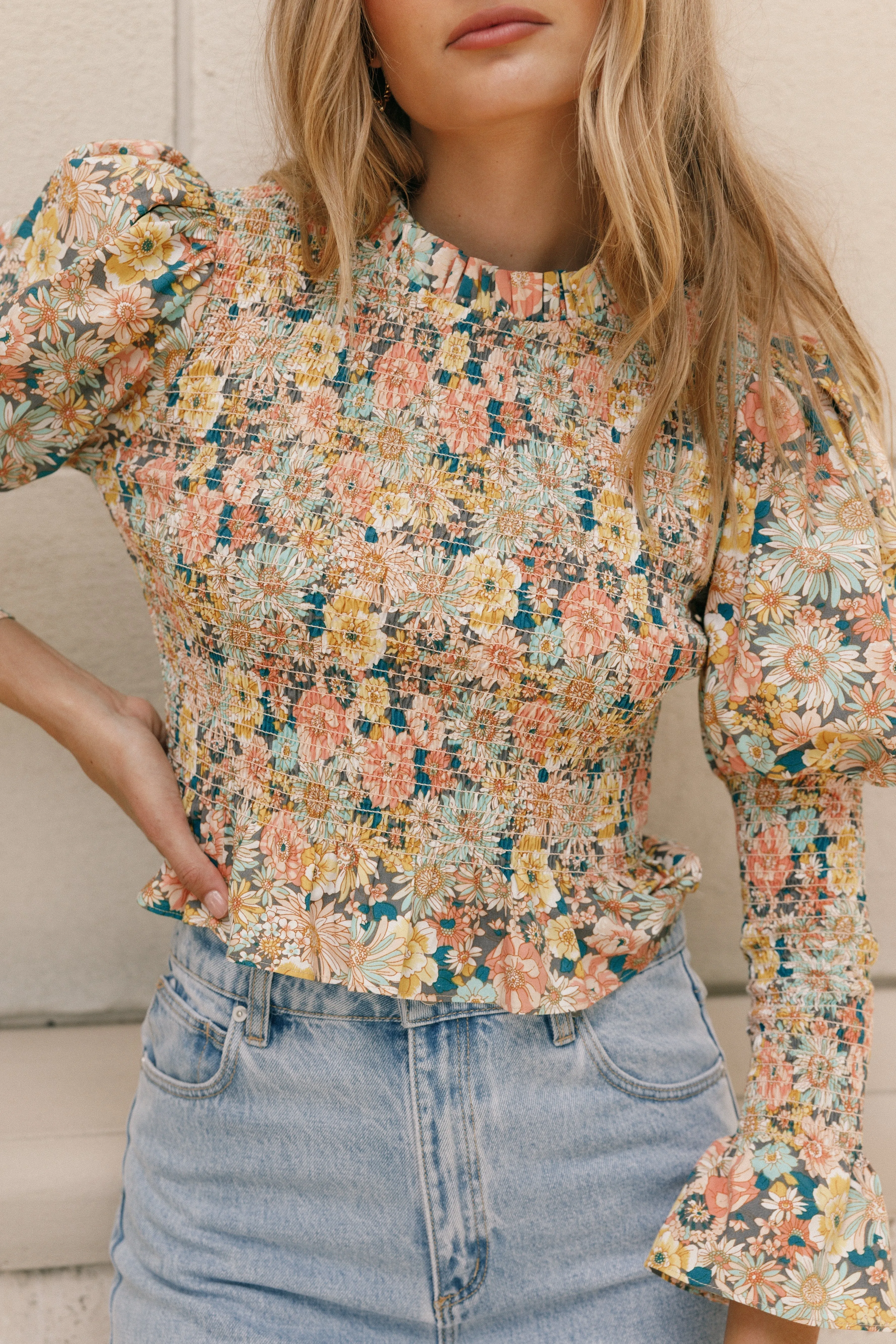 Novah Long Sleeve Top - Floral sold by Petal & Pup product image thumbnail 2