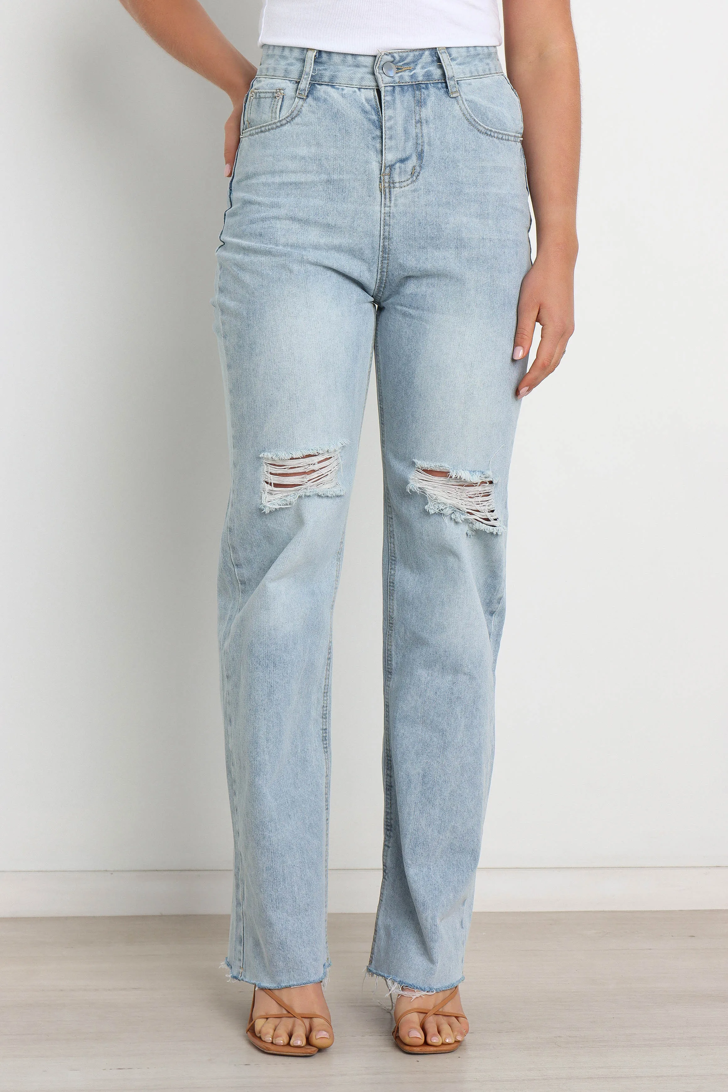 Chandler Jeans - Mid Wash sold by Petal & Pup product image thumbnail 2