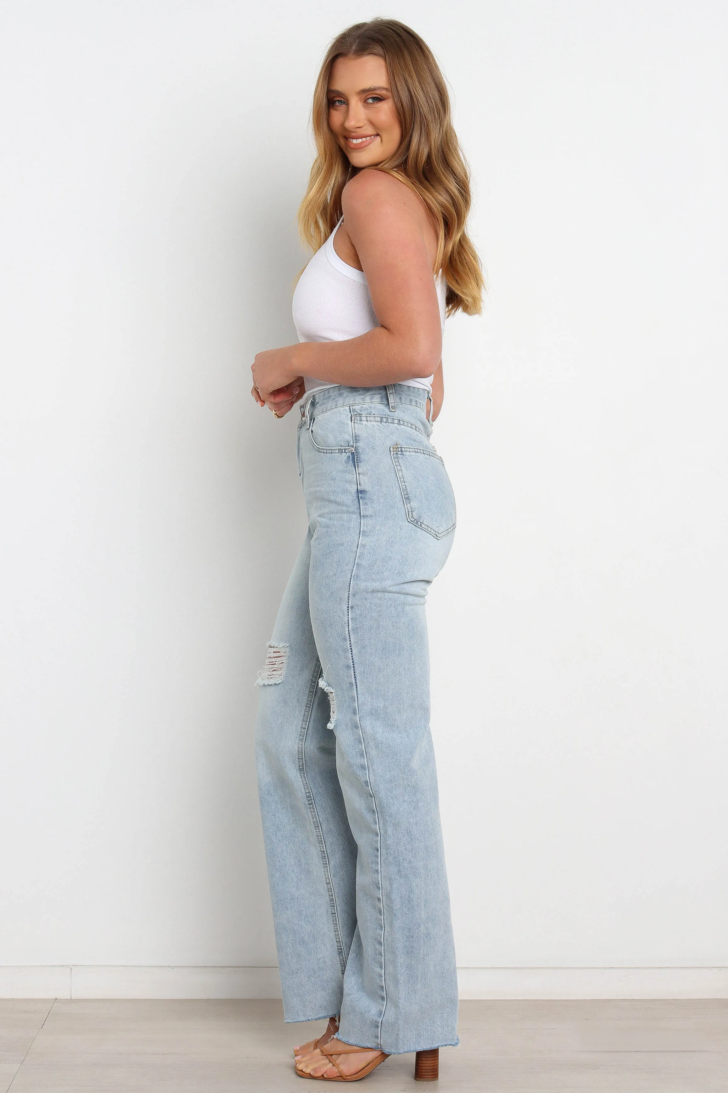 Chandler Jeans - Mid Wash sold by Petal & Pup product image thumbnail 5