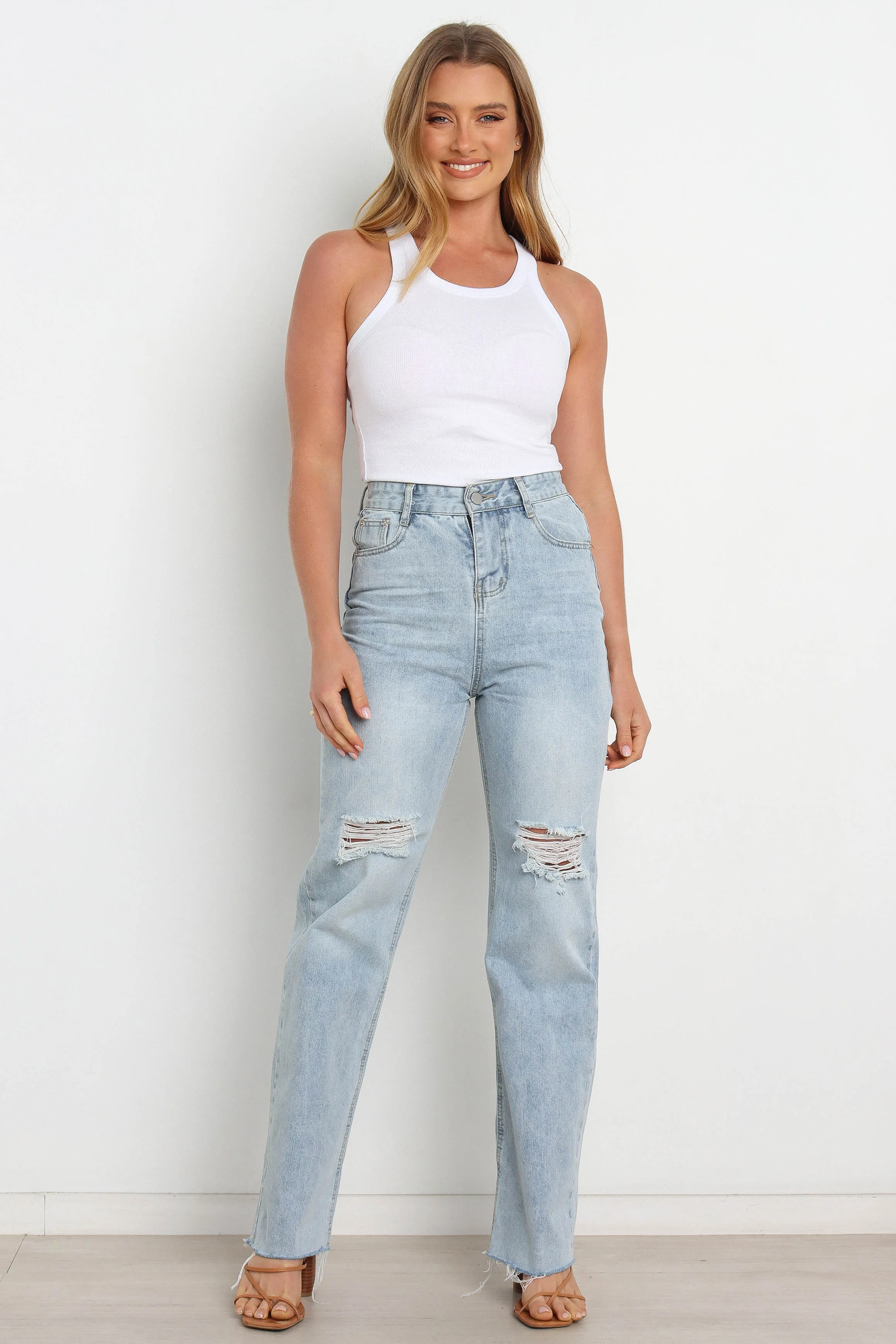 Chandler Jeans - Mid Wash sold by Petal & Pup product image thumbnail 3