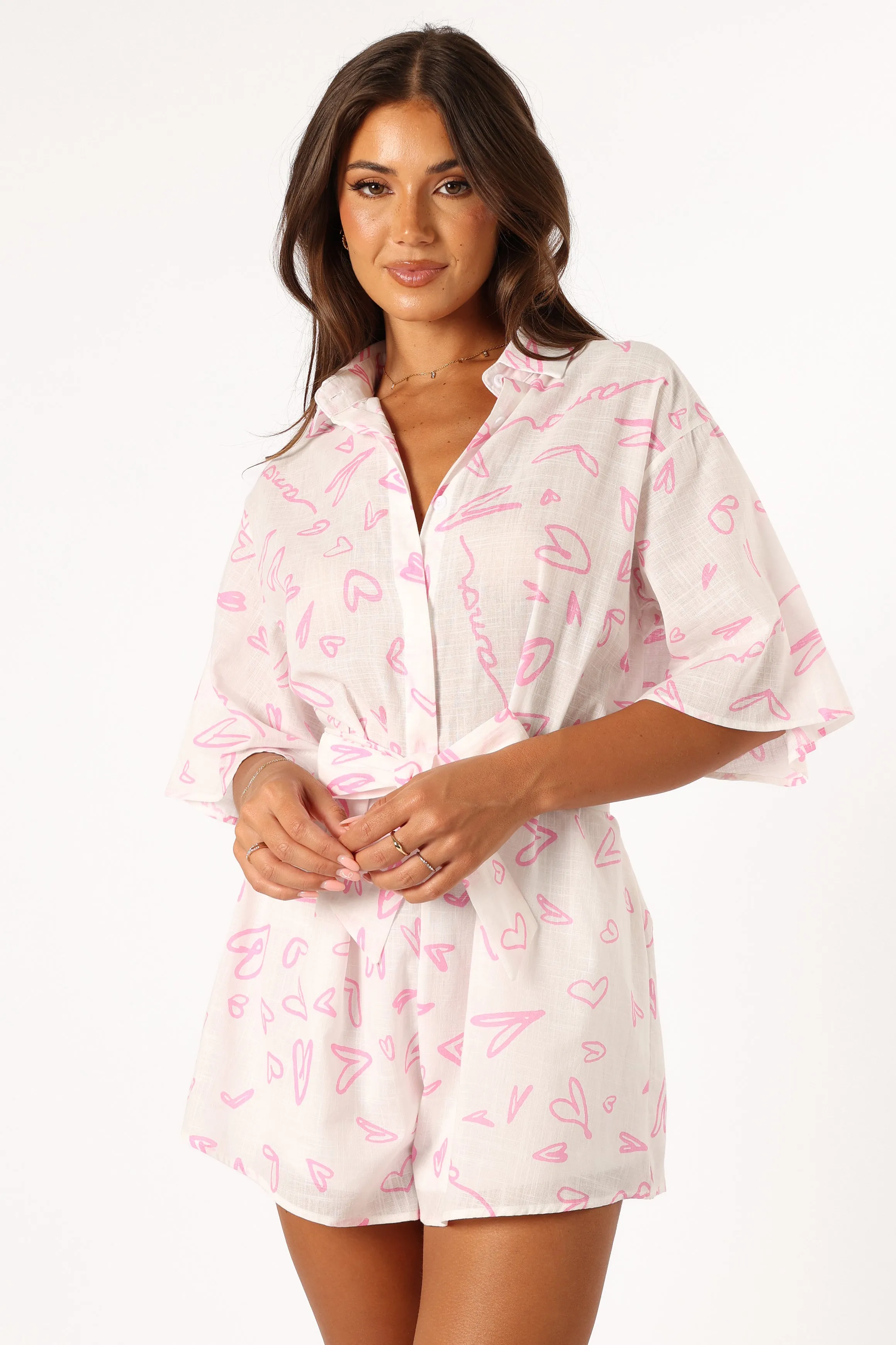 Kellie Romper - Amore Print sold by Petal & Pup product image thumbnail 3