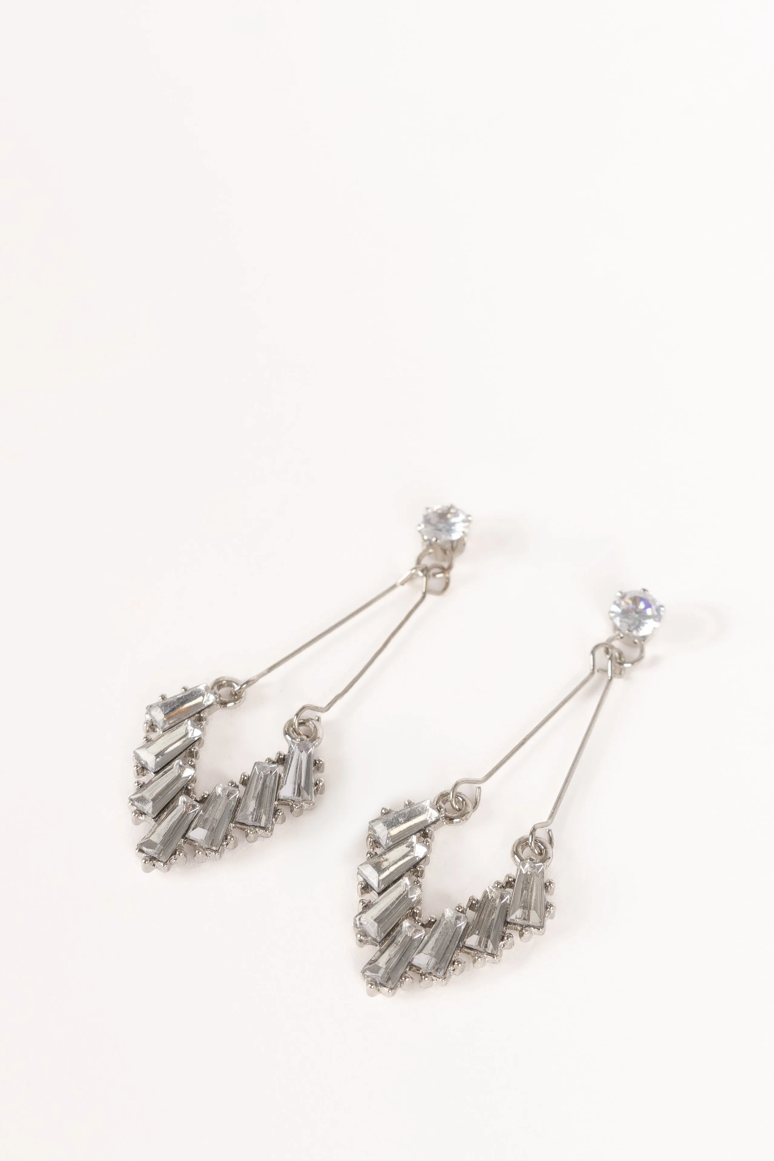 Kathy Earrings - Silver sold by Petal & Pup