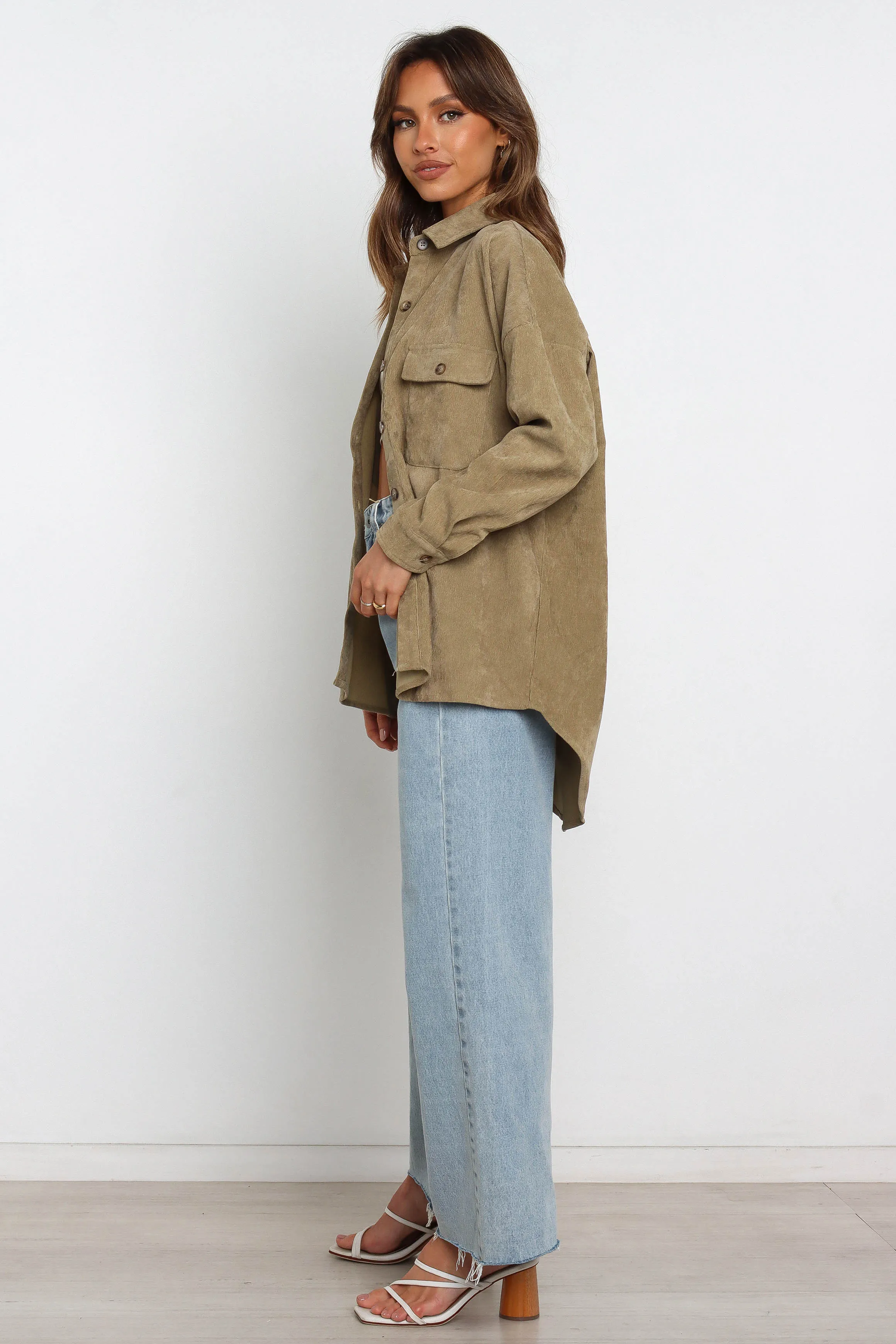 Telena Jacket - Olive sold by Petal & Pup product image thumbnail 5