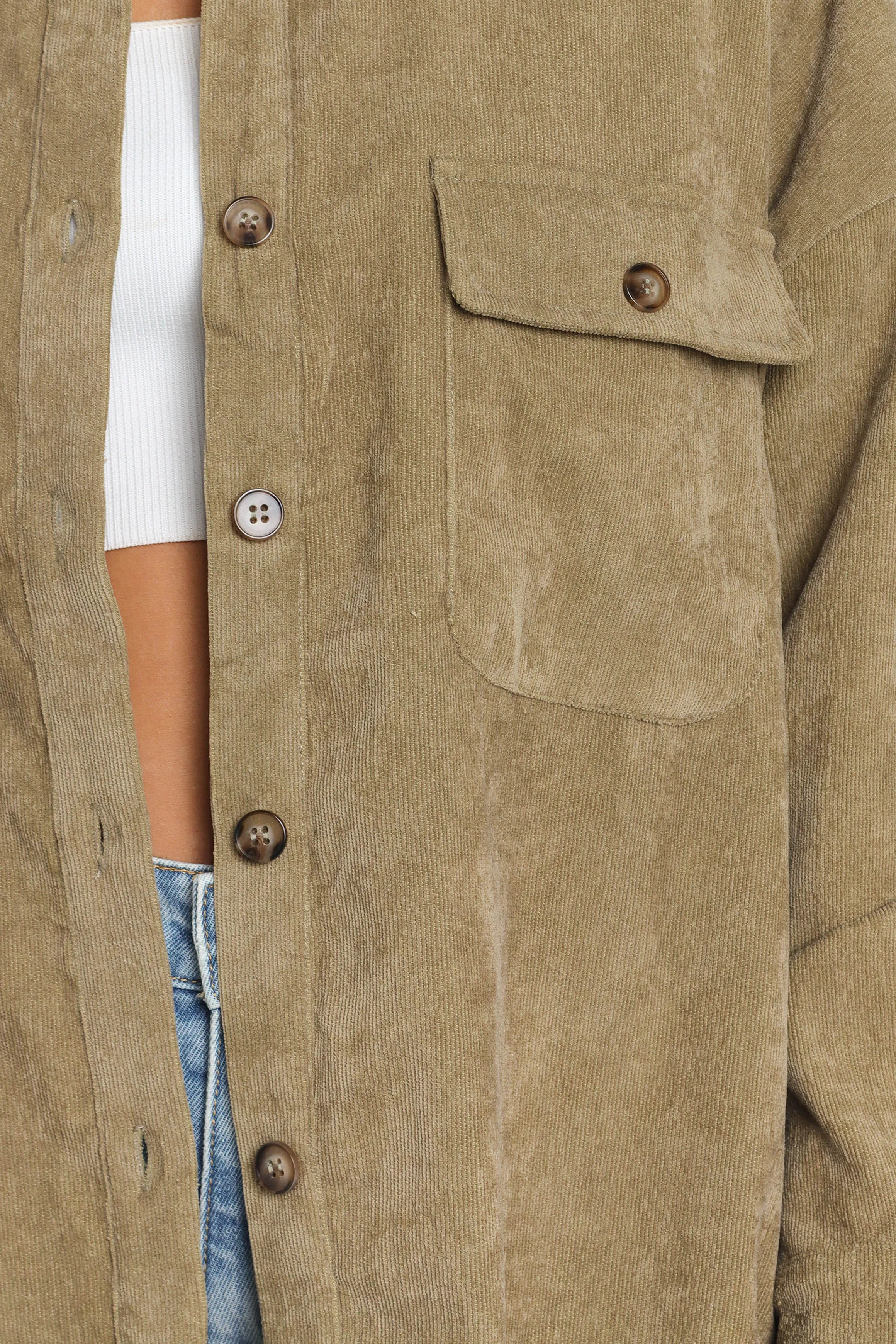 Telena Jacket - Olive sold by Petal & Pup product image thumbnail 3