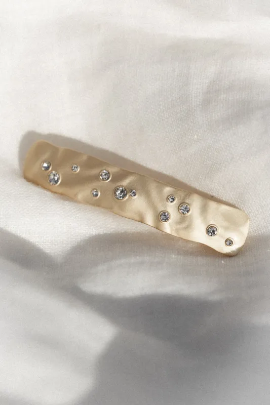 Alana HAir Clip - Gold sold by Petal & Pup