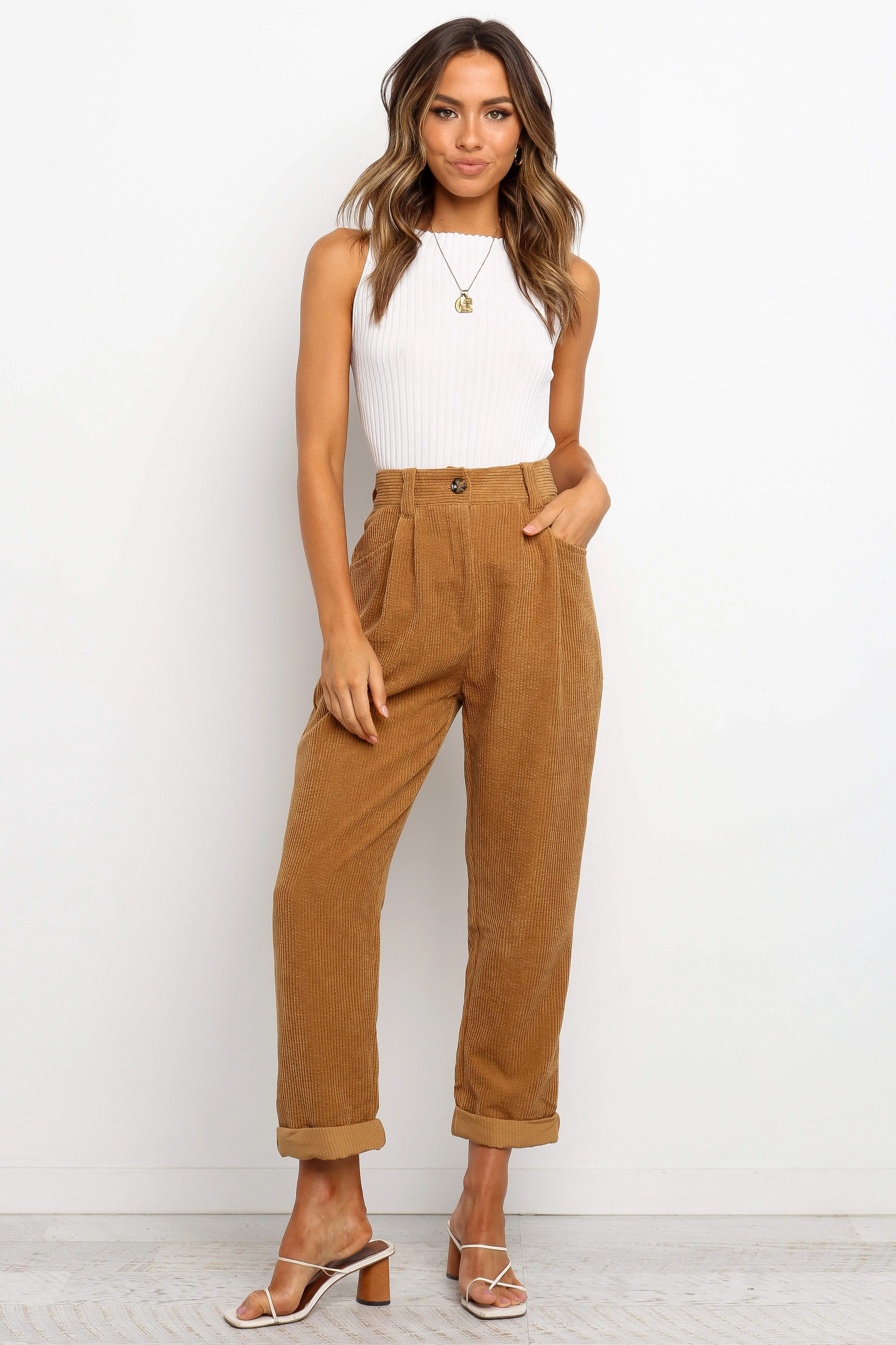 Talaren Pant - Tan sold by Petal & Pup product image thumbnail 3