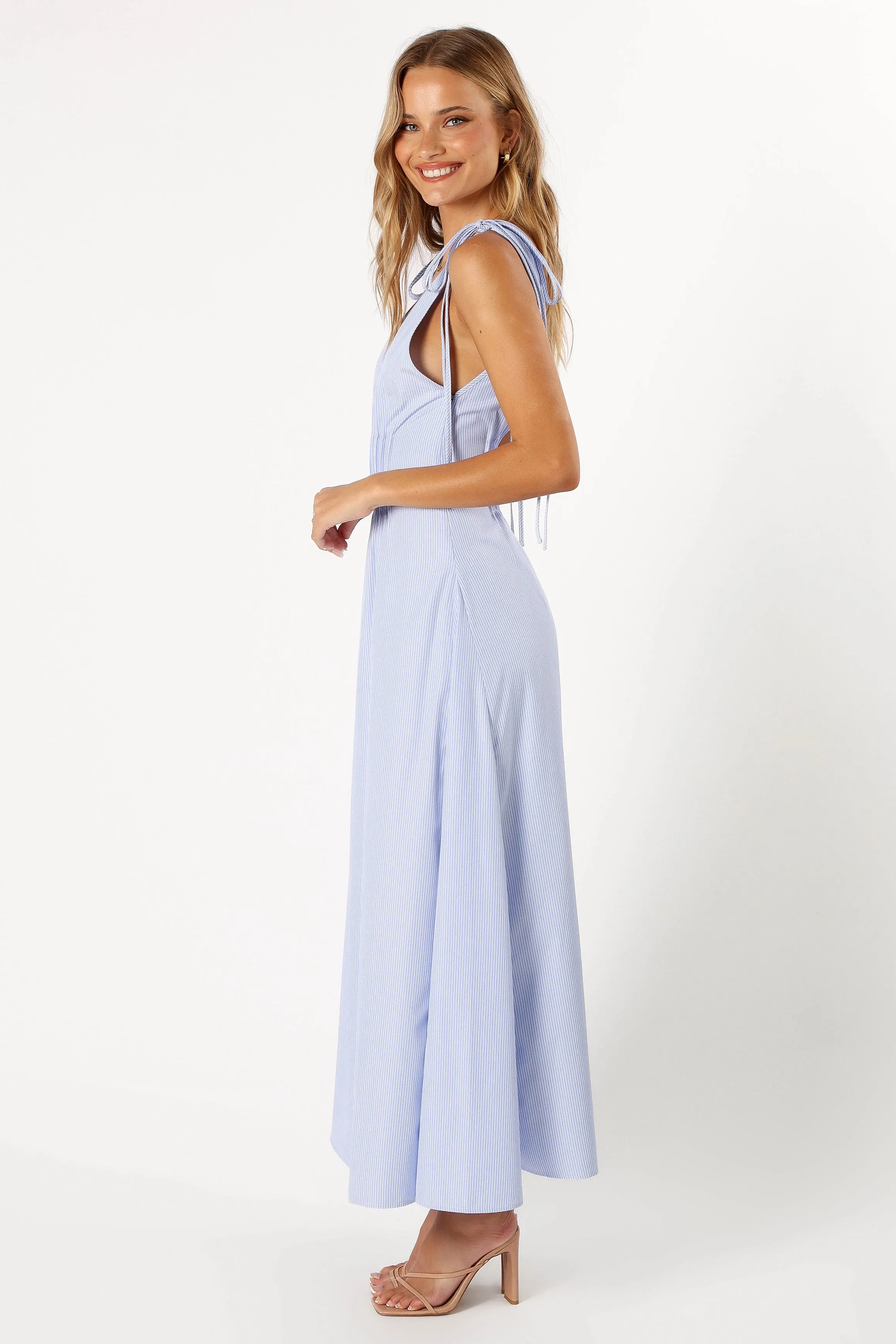 Jaynie Maxi Dress - Blue Stripe sold by Petal & Pup product image thumbnail 5