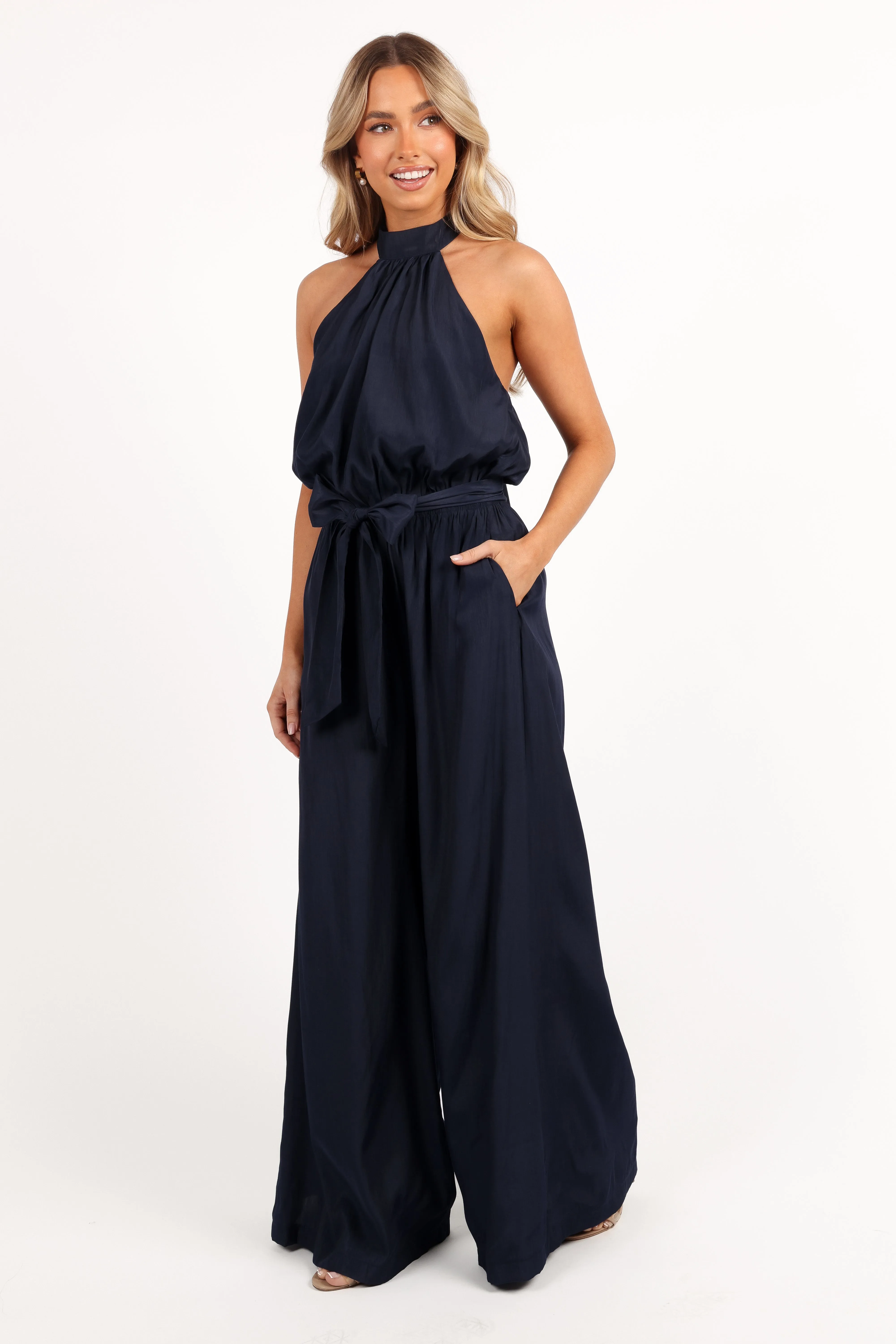 Lelia Jumpsuit - Navy sold by Petal & Pup product image thumbnail 4