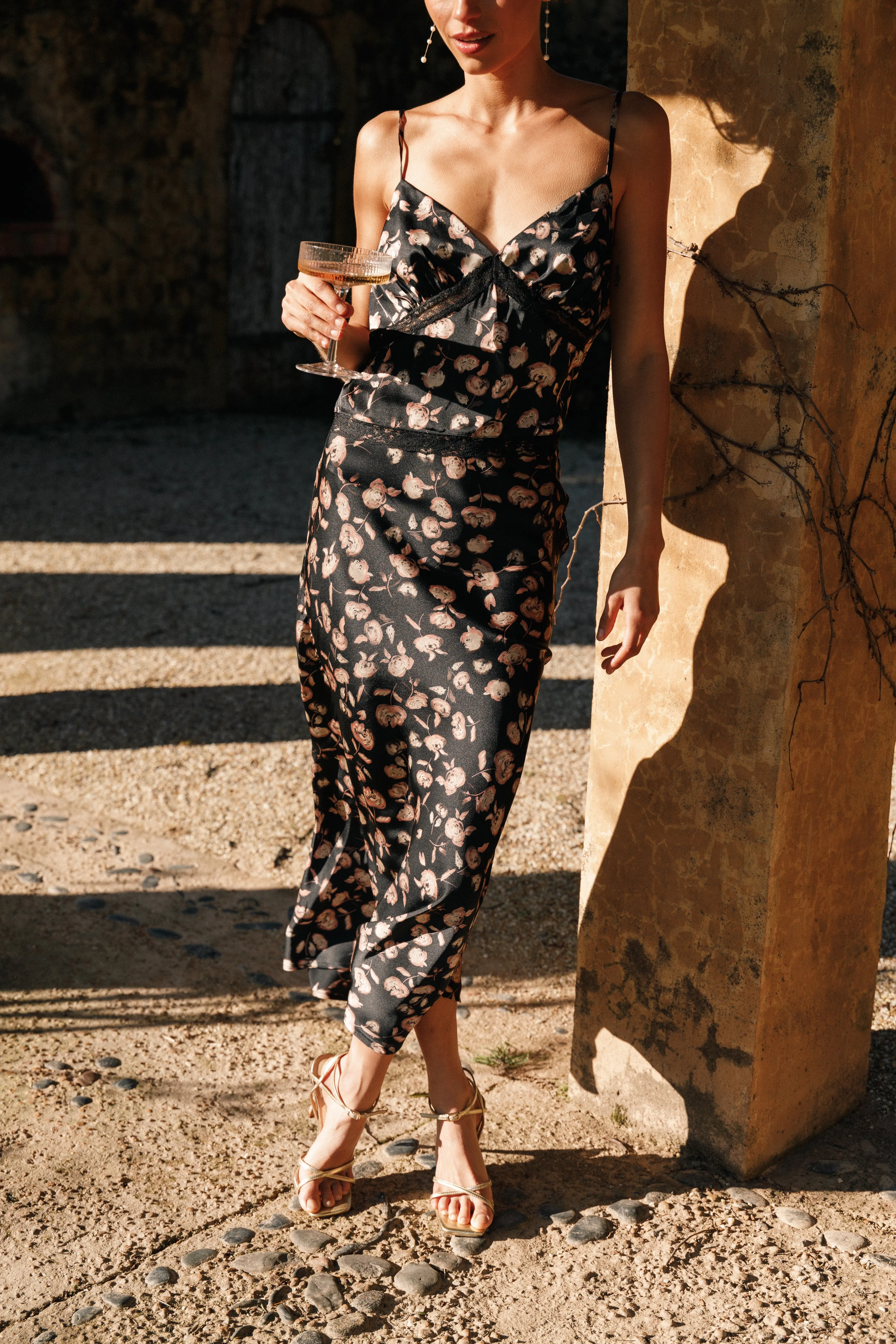 Aurelia Two Piece Set - Black Floral sold by Petal & Pup product image thumbnail 2