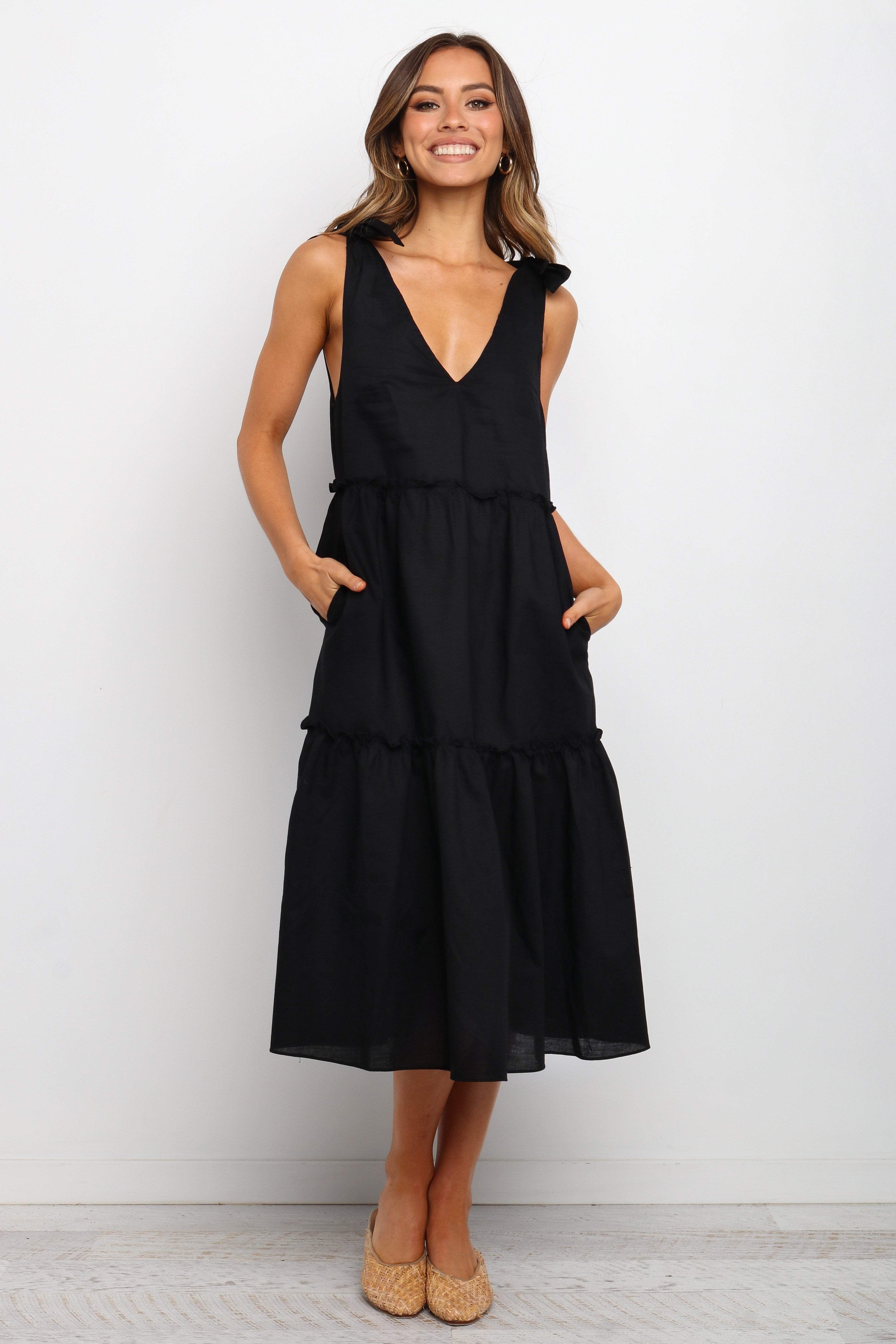 Erenda Dress - Black sold by Petal & Pup
