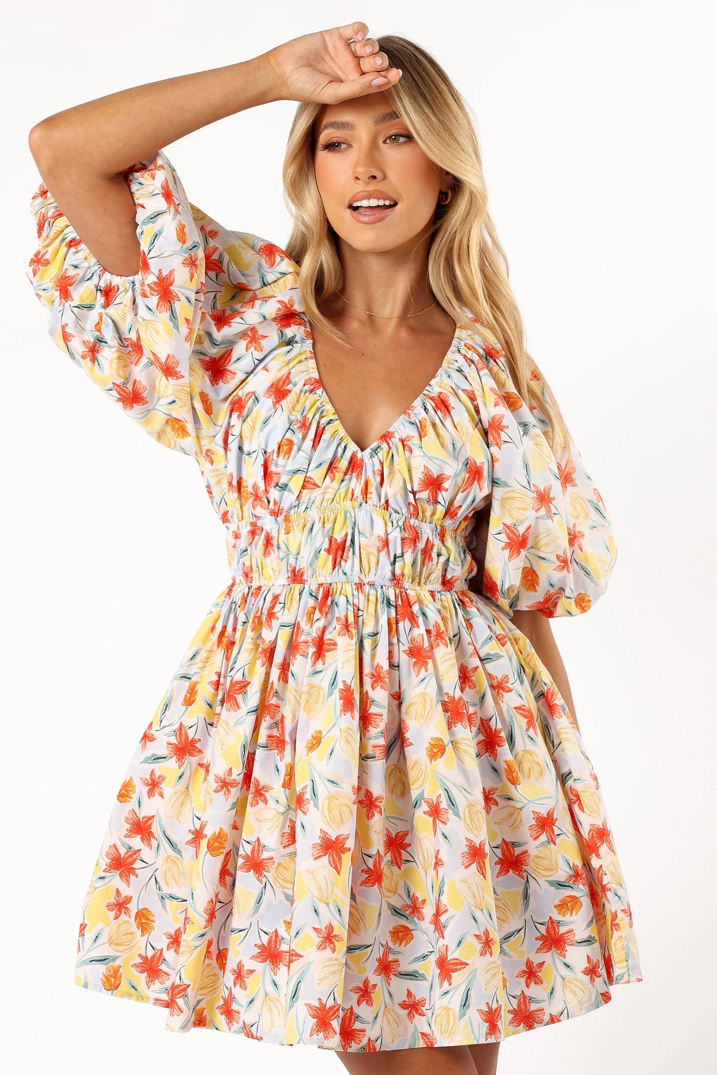 Tenaya Mini Dress - Orange sold by Petal & Pup