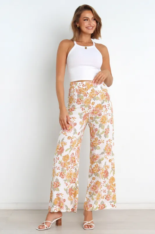 Gimmie Pants - Cream Floral sold by Petal & Pup