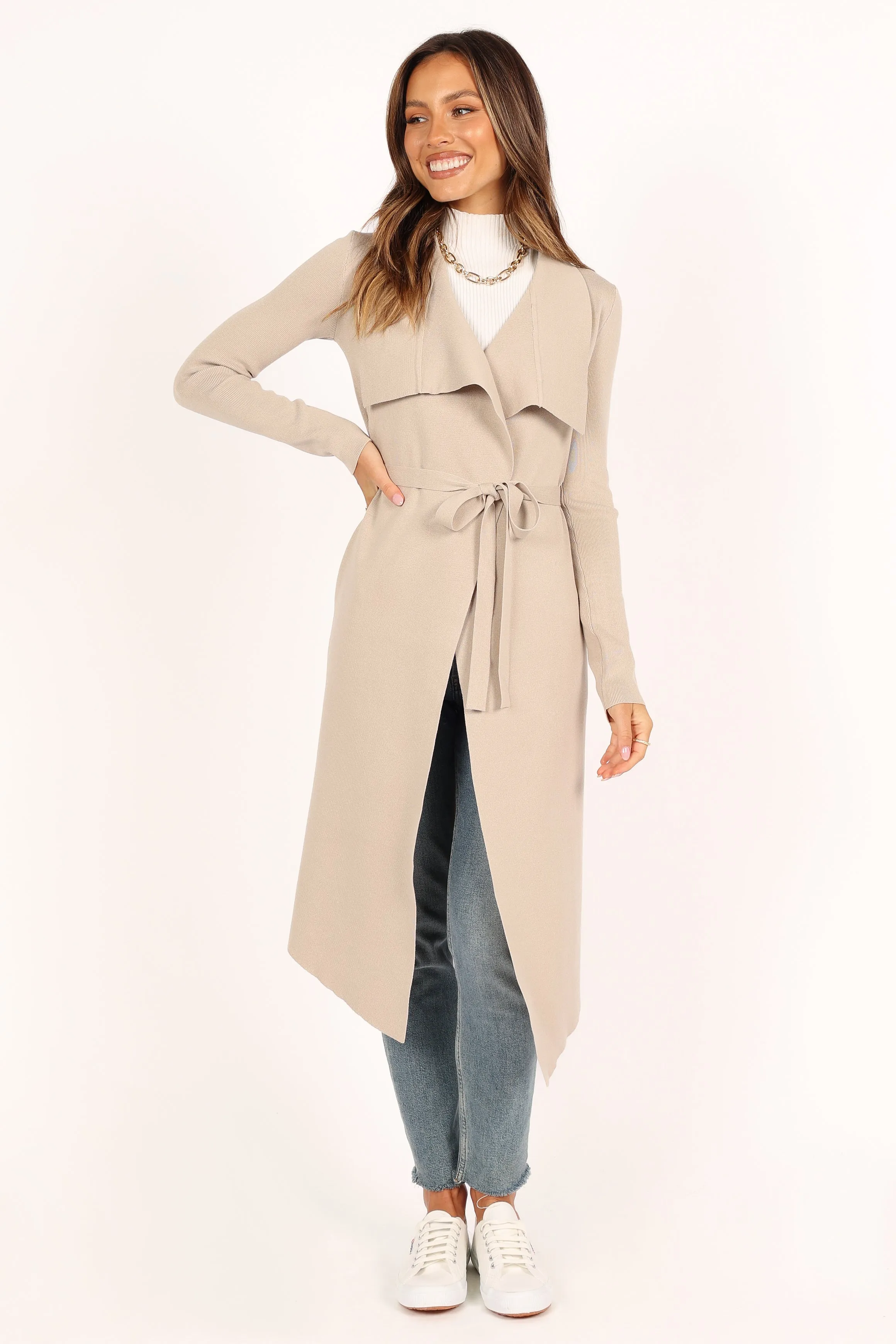 Audrina Cardigan - Stone sold by Petal & Pup product image thumbnail 2