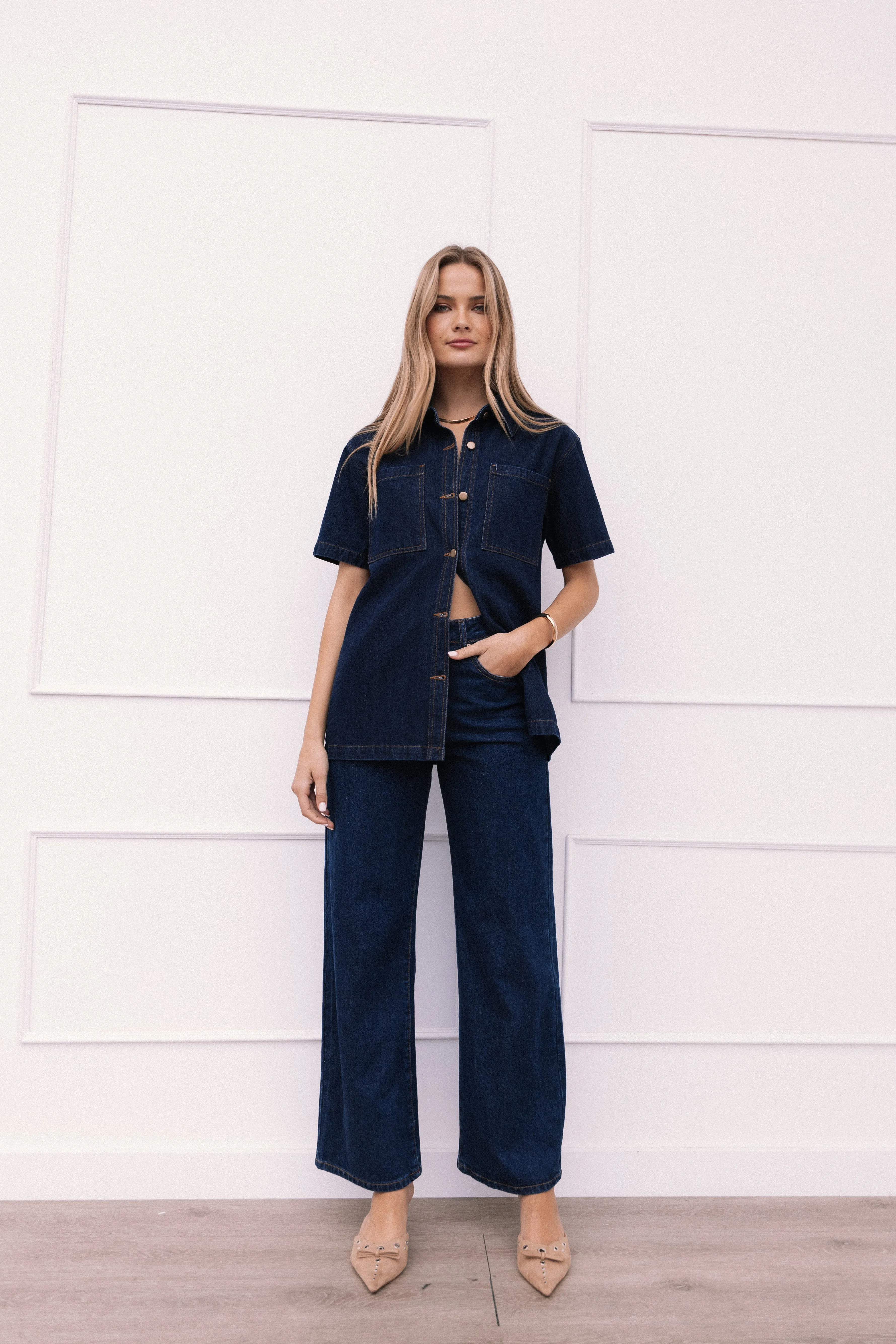 Nolan Jean - Dark Denim sold by Petal & Pup