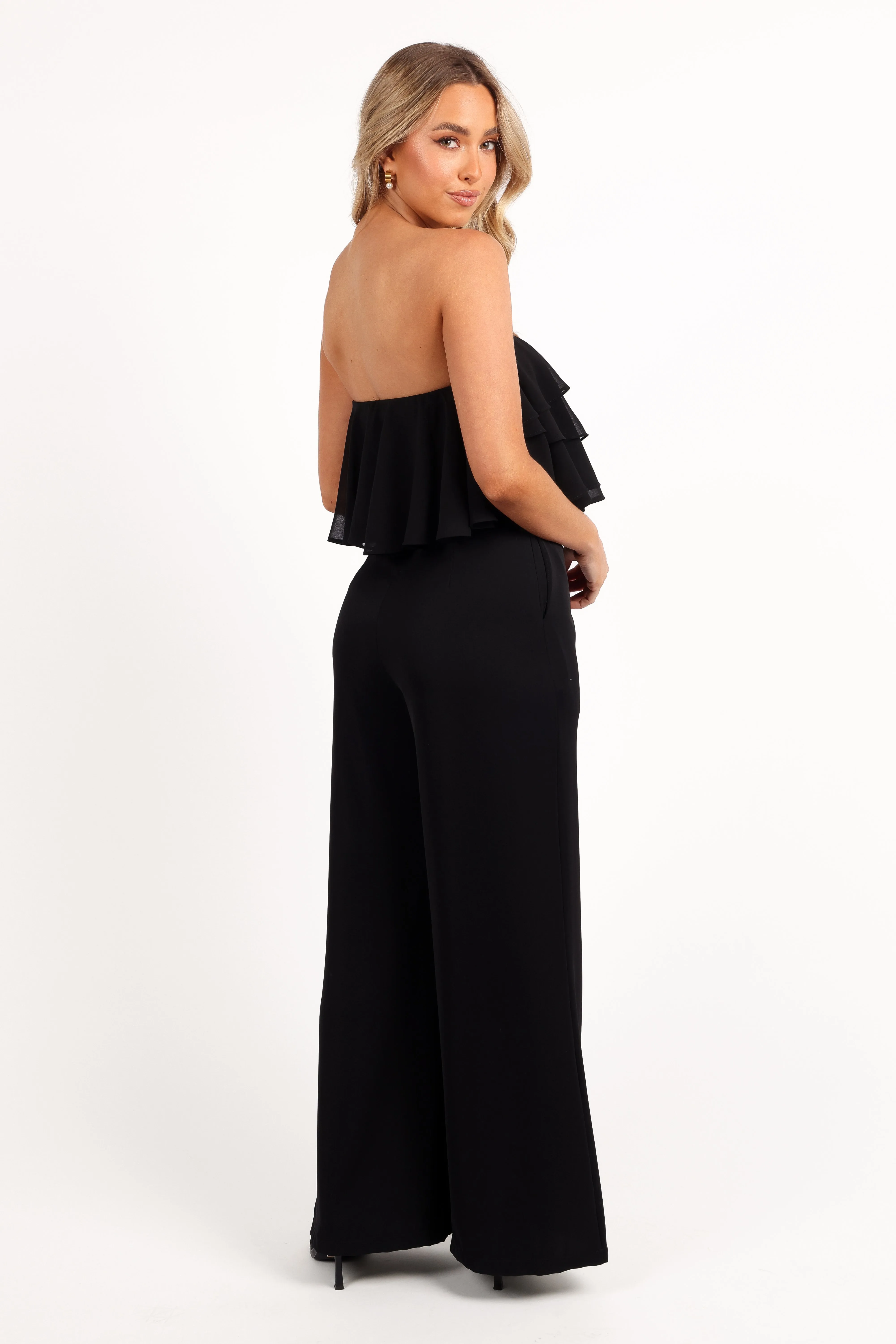 Georgiana Jumpsuit - Black sold by Petal & Pup product image thumbnail 4