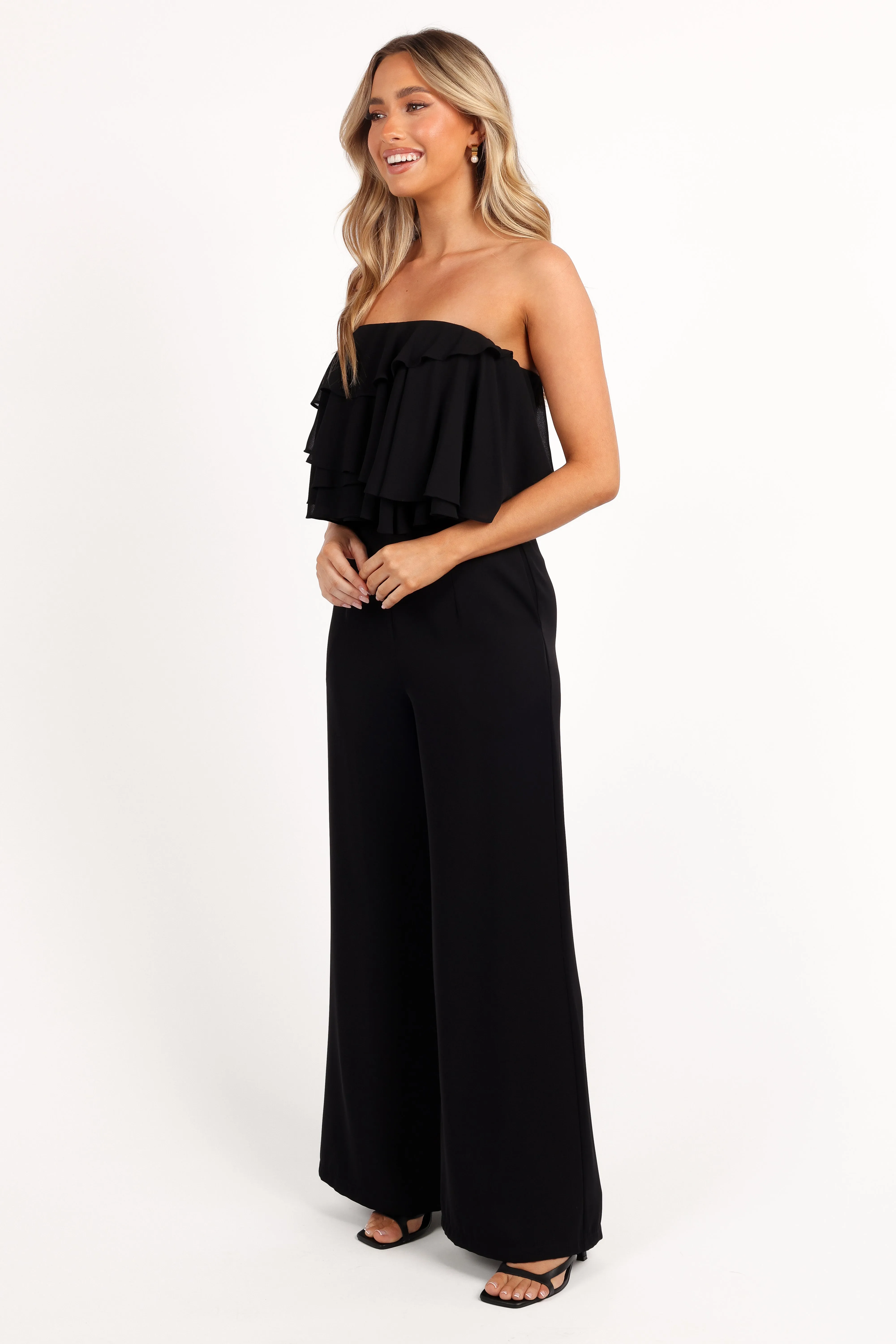 Georgiana Jumpsuit - Black sold by Petal & Pup product image thumbnail 5