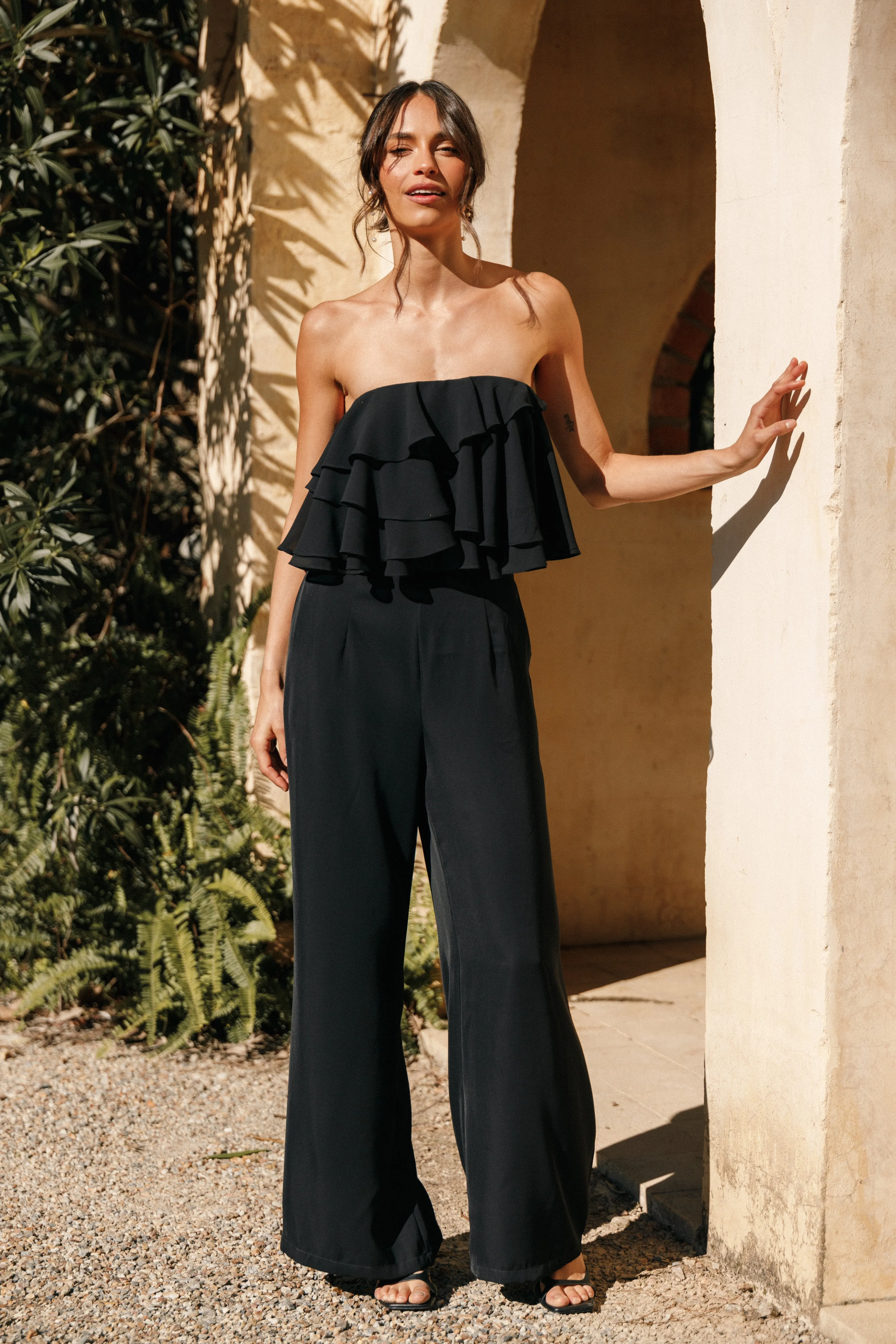 Georgiana Jumpsuit - Black sold by Petal & Pup product image thumbnail 2
