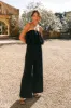 Georgiana Jumpsuit - Black sold by Petal & Pup
