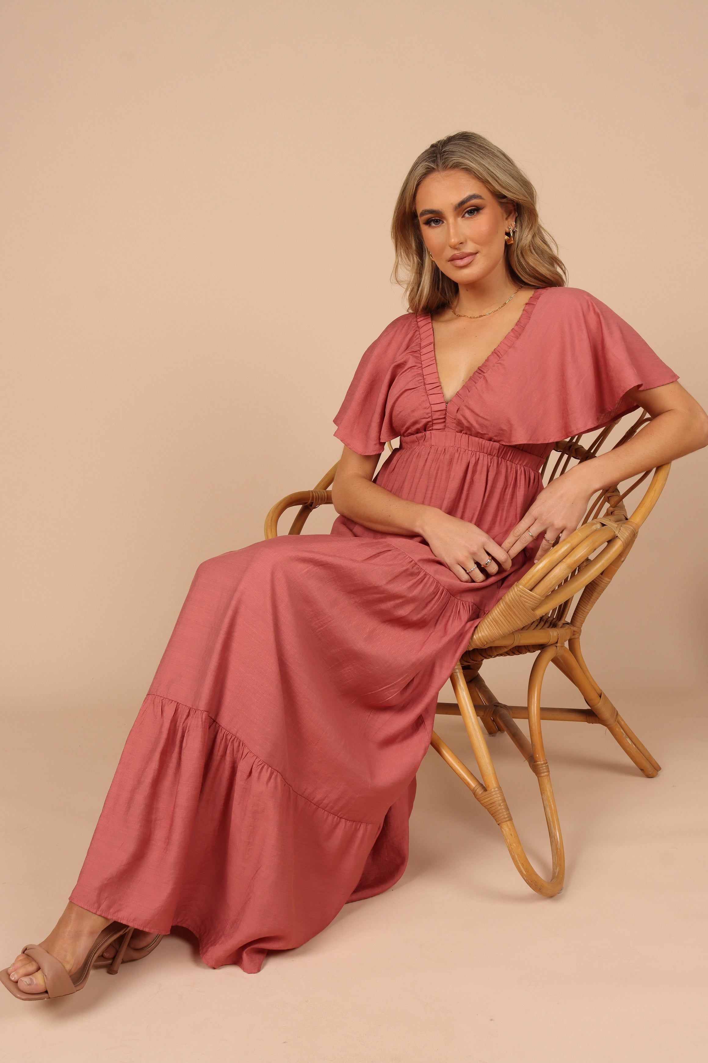 Danita Maxi Dress - Rose sold by Petal & Pup product image thumbnail 4