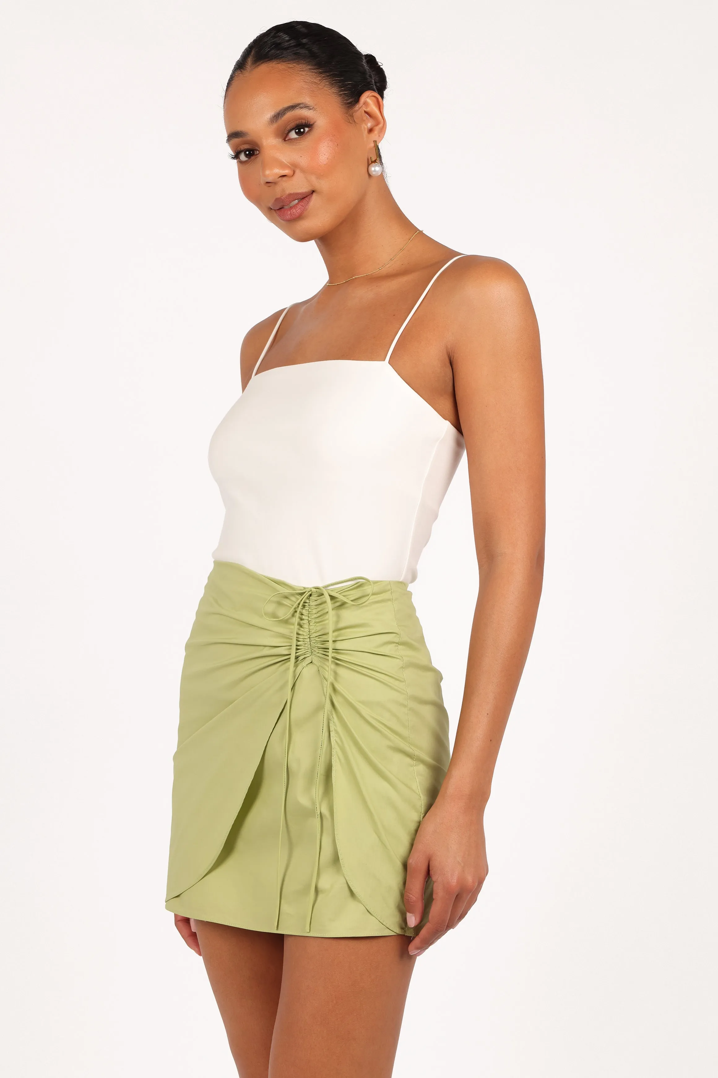 Mirha Mini Skirt - Meadow Green sold by Petal & Pup product image thumbnail 4