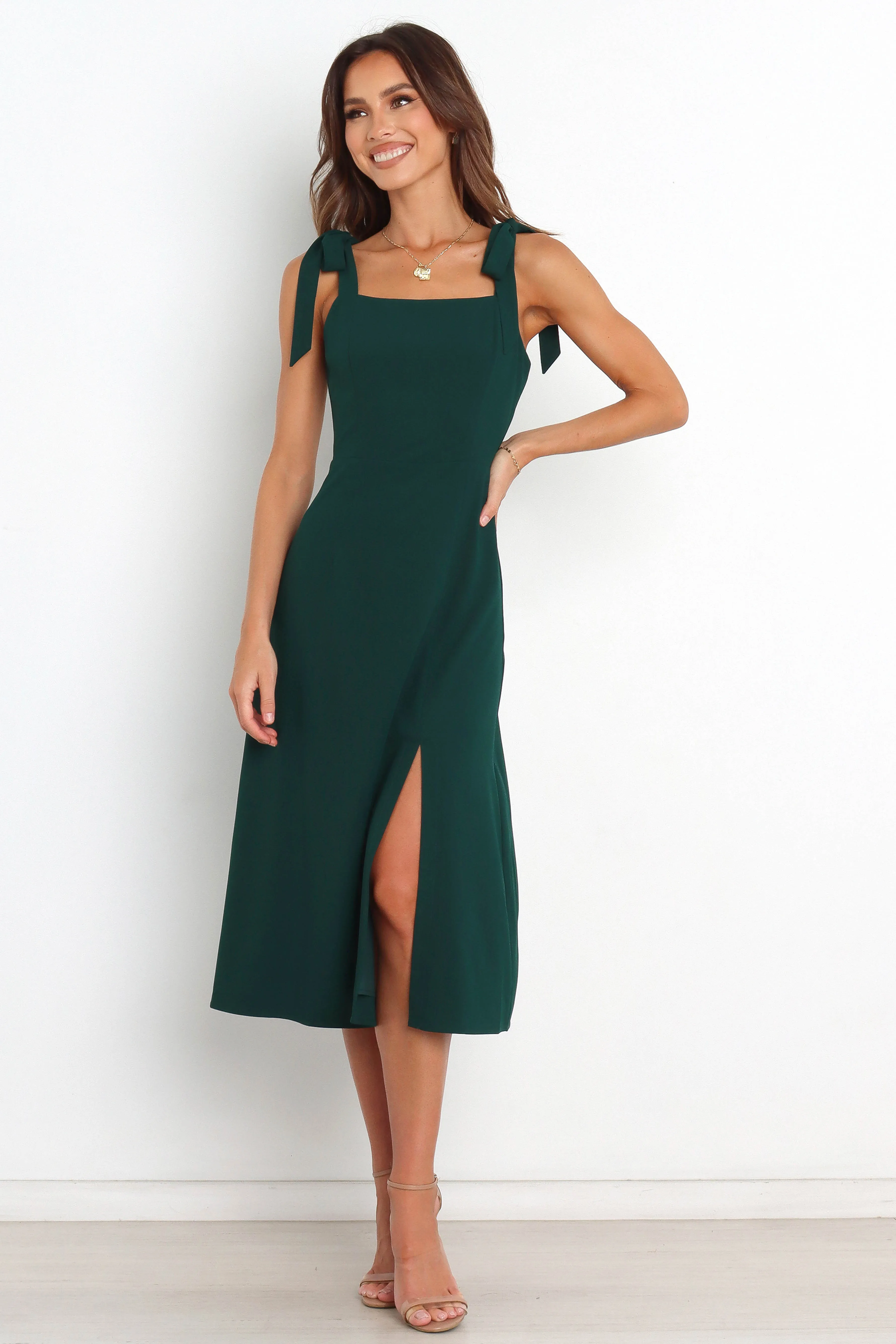 Laurel Dress - Emerald sold by Petal & Pup product image thumbnail 3