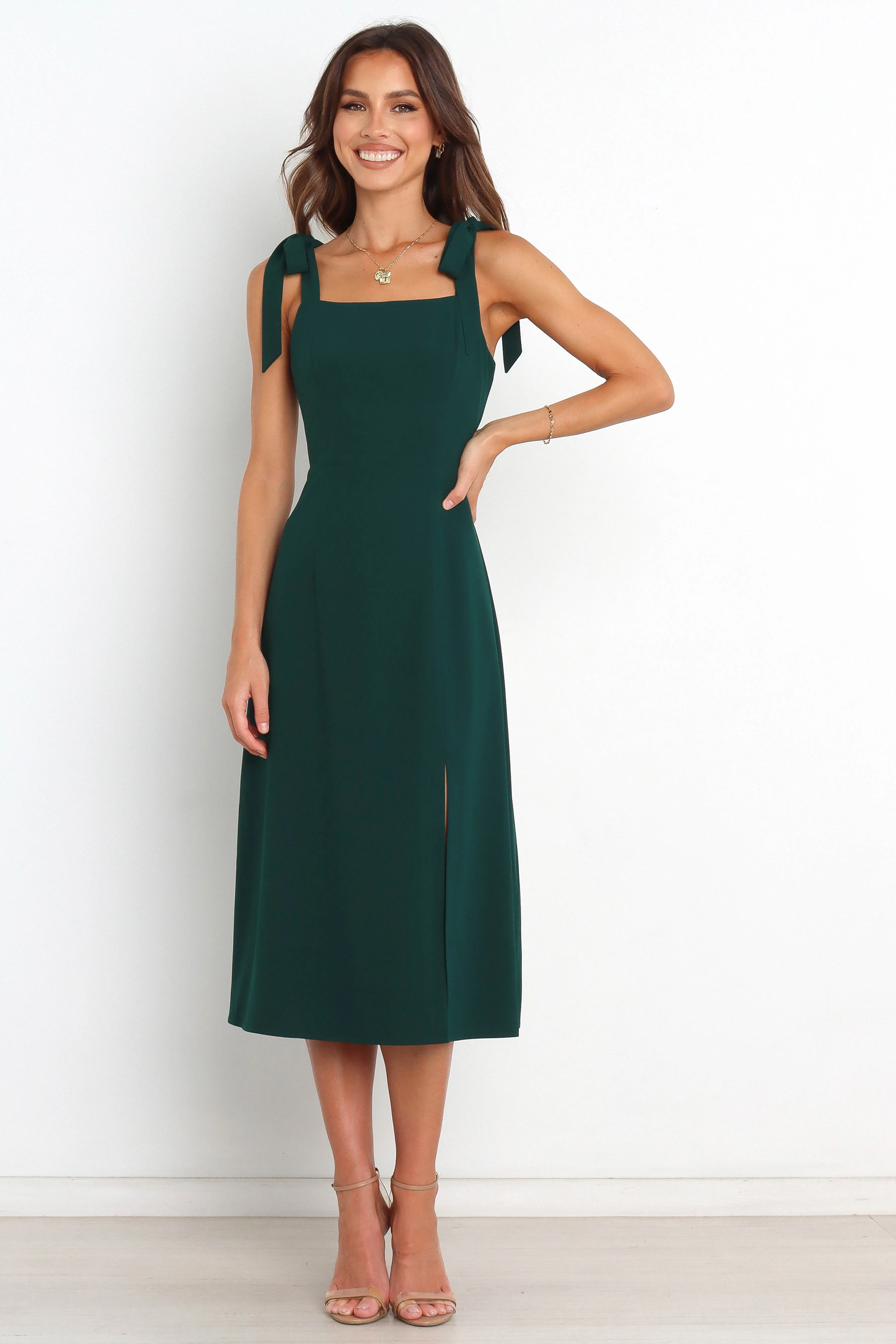 Laurel Dress - Emerald sold by Petal & Pup product image thumbnail 5