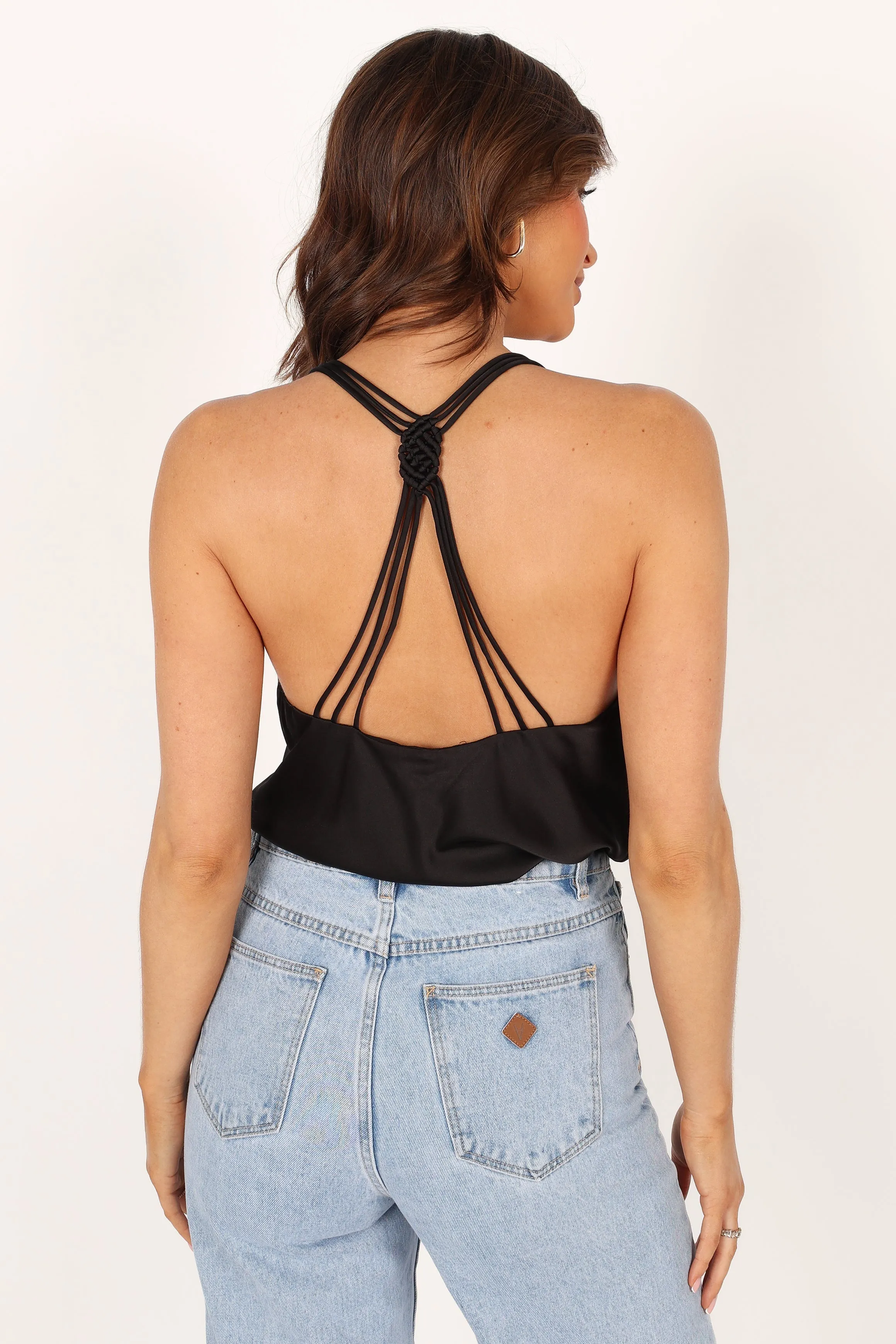 Mackenzie Cami Top - Black sold by Petal & Pup