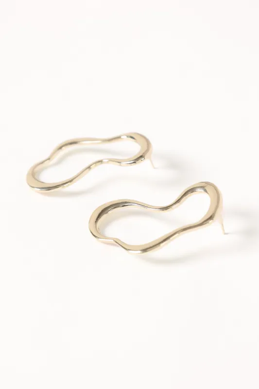 Ellie Earrings - Gold sold by Petal & Pup