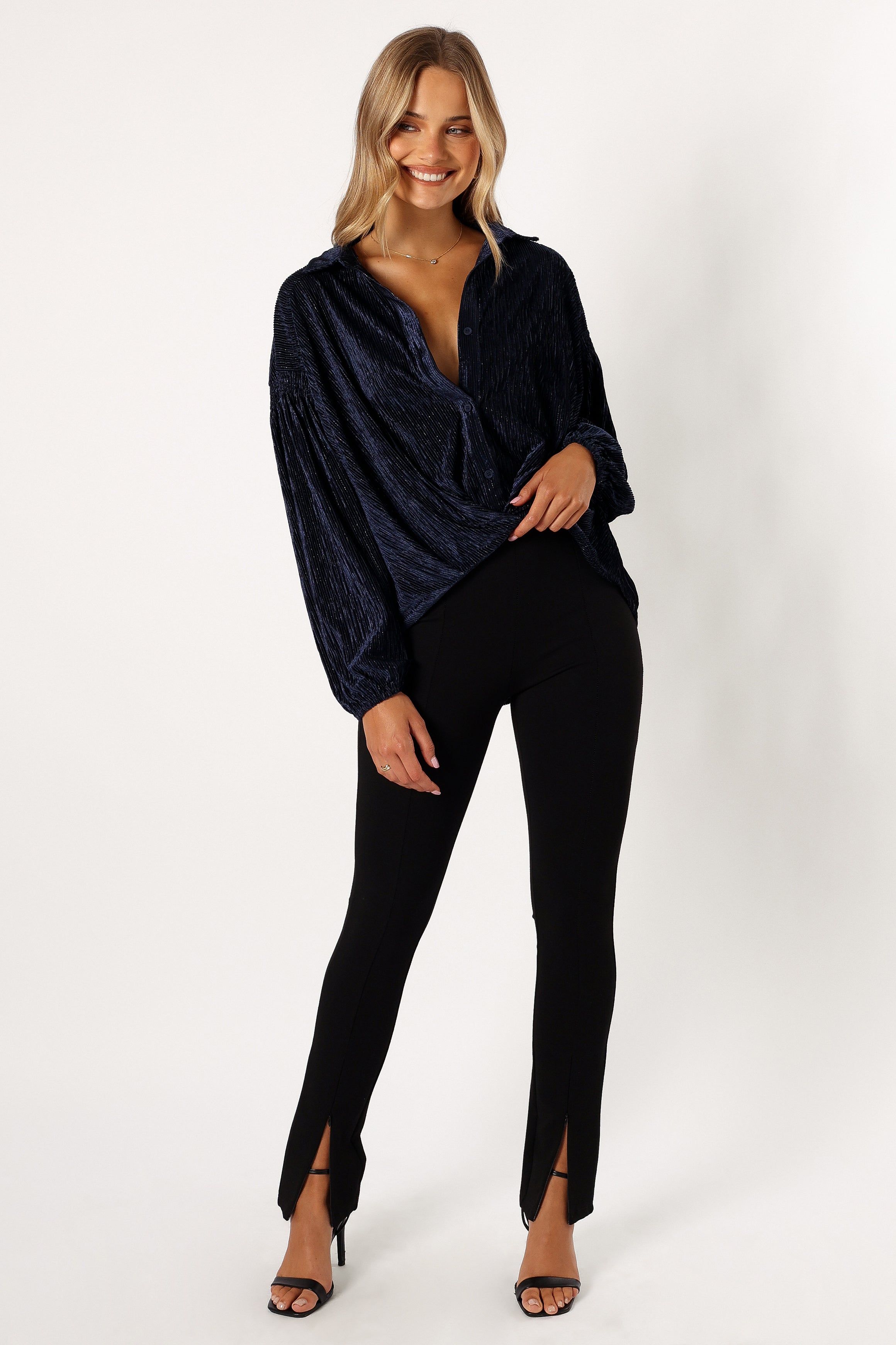 Cadence Long Sleeve Top - Navy sold by Petal & Pup product image thumbnail 5